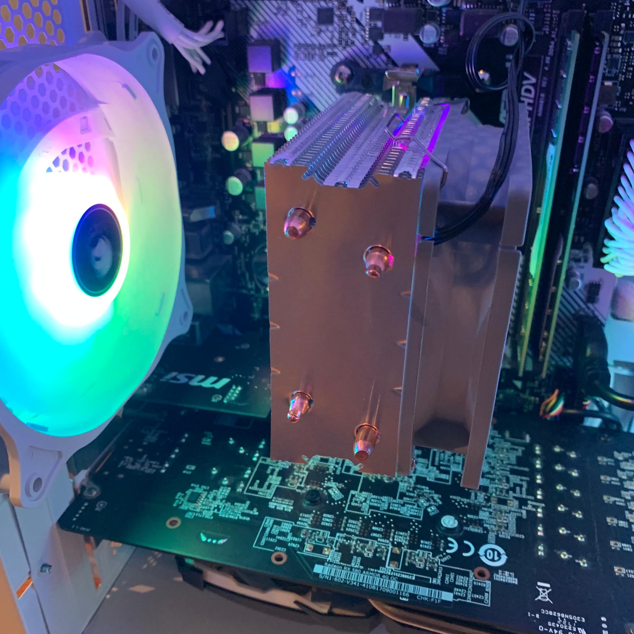 RYZEN 2300x RX 580 FORTNITE READY GAMING PC WHITE WiFi aRGB 16GB RAM 1000GB SSD WINDOWS 10