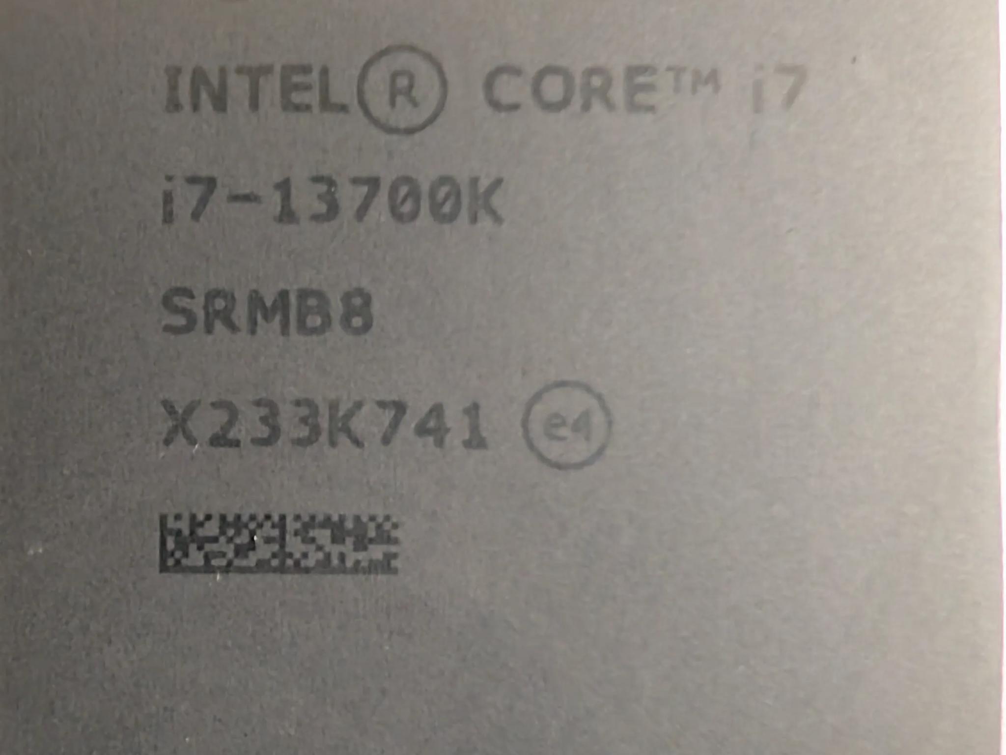 Intel i7 13700k + MSI z690 Unify board.