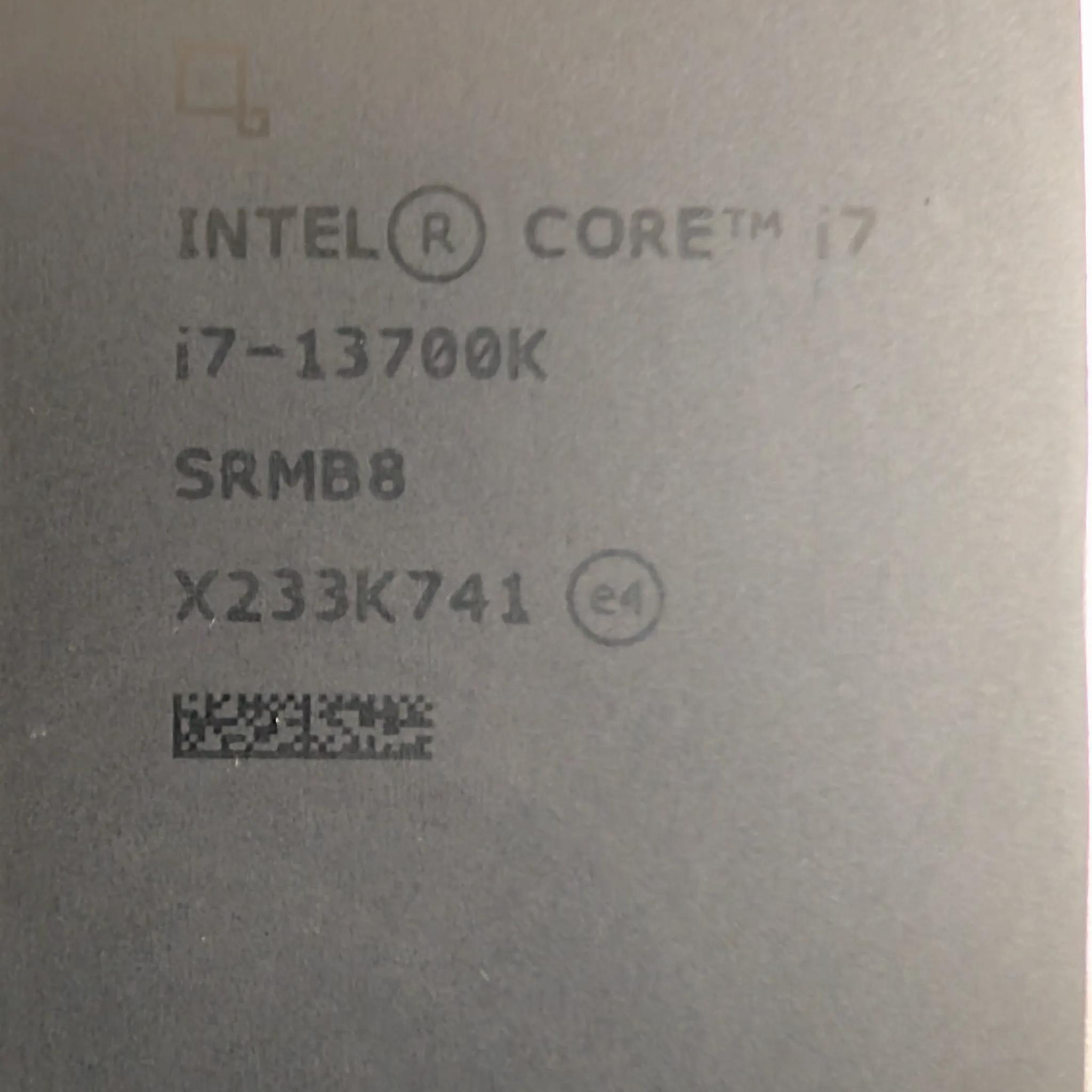 Intel i7 13700k + MSI z690 Unify board.