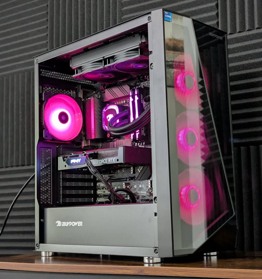 RTX 3060 Ti Gaming PC – Intel i7-12700KF, 16GB RAM, 1.5TB Storage, WiFi + Bluetooth