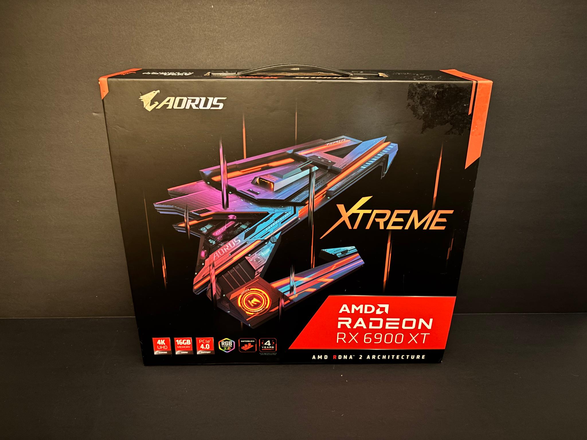 AORUS Radeon RX 6900 XT Waterforce WB 16GB – Open Box Complete