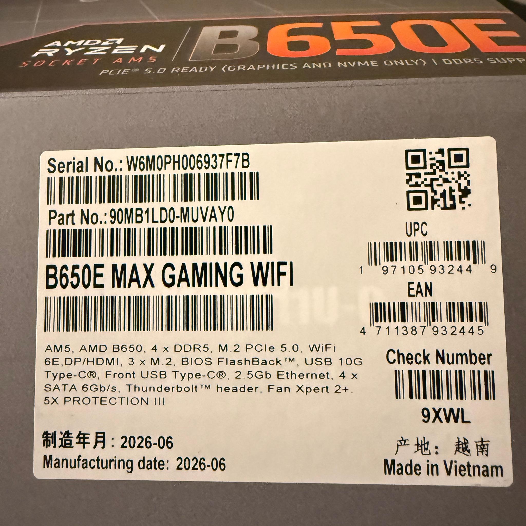 ASUS ROG STRIX B650E-E GAMING WIFI