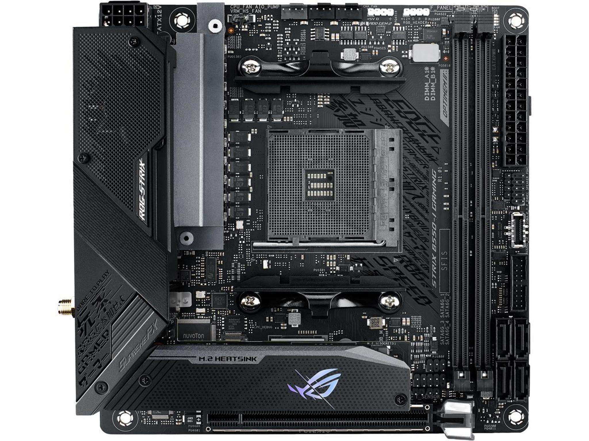 ASUS ROG STRIX B550-I GAMING AMD B550 AM4 DDR4 Mini-ITX Desktop Motherboard