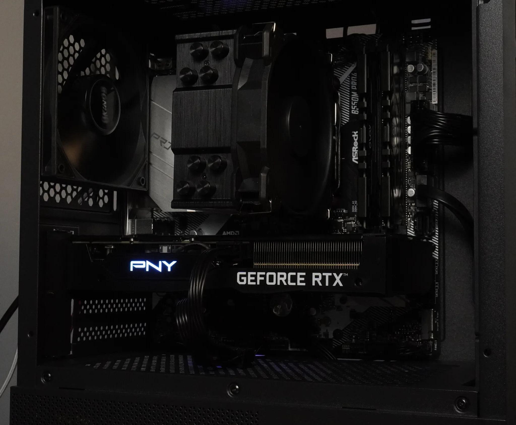 🖤 STEALTH 🖤 1440p/1080p GAMING MACHINE 💚RTX 3060ti 🧡 Ryzen 5 5600 | 32GB | WIFI