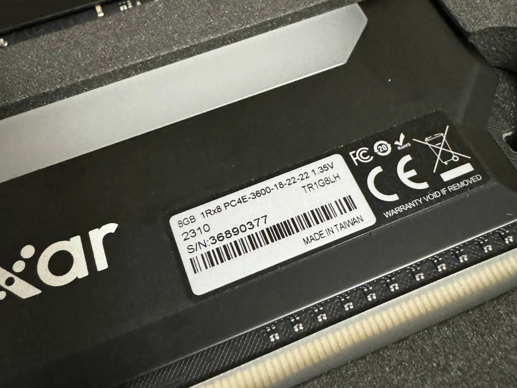 Lexar Hades RGB 16 GB (2 x 8 GB) DDR4-3600 CL18 Memory