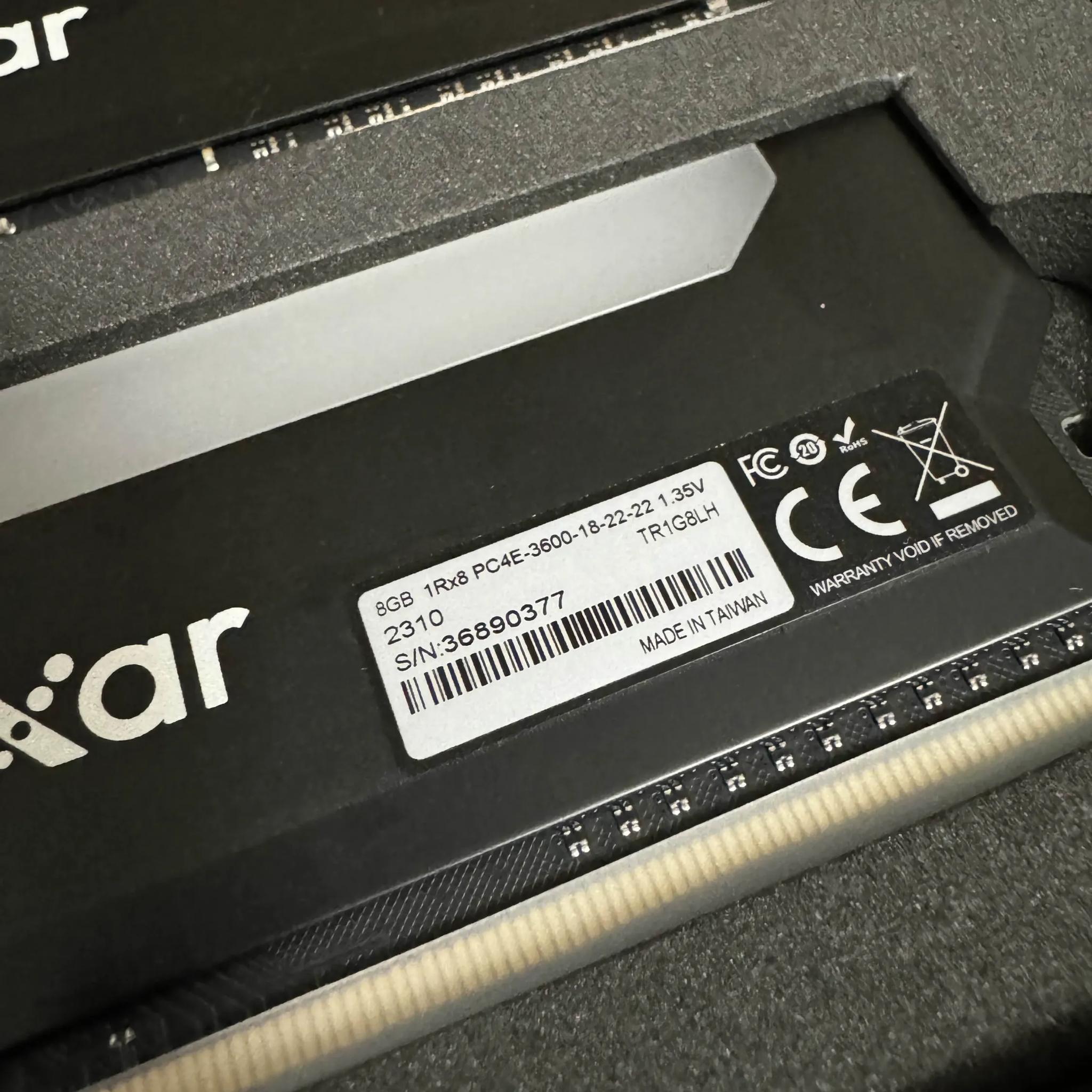 Lexar Hades RGB 16 GB (2 x 8 GB) DDR4-3600 CL18 Memory