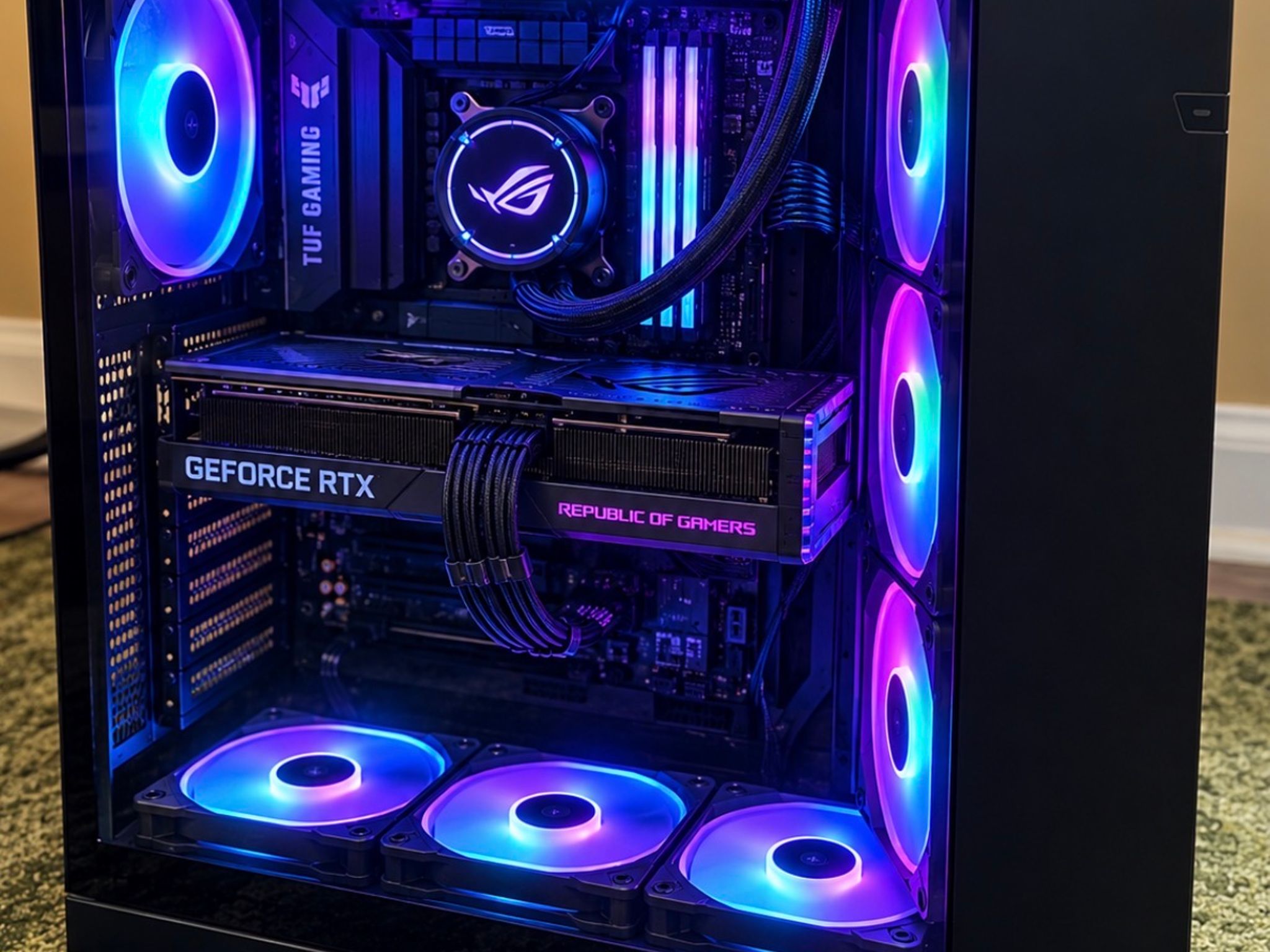 GeForce RTX 5090 Custom Gaming PC - Ryzen 7 9800X3D, 64GB RAM, 2TB NVMe SSD