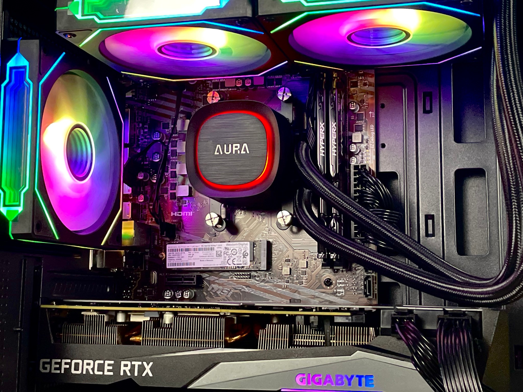 🔥 AURA Gaming PC | RTX 3070 | Ryzen 5 3600 | 16GB RAM | 1TB NVME | WiFi and BT | FREE SHIP