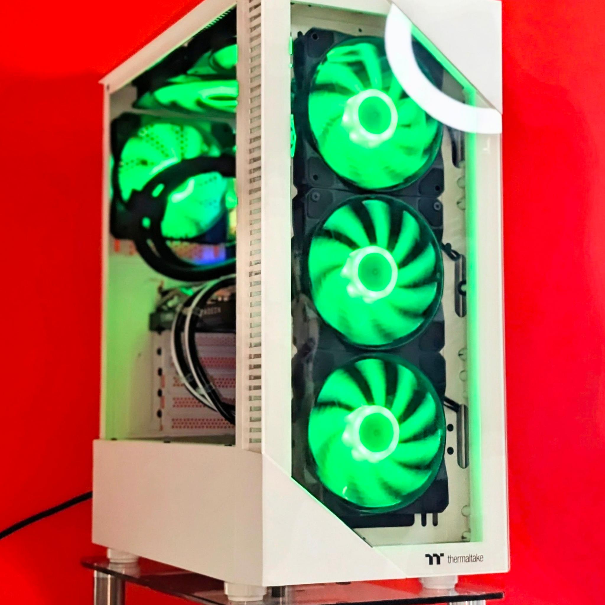 Yuta🇯🇵🔥⚪ Liquid-Cooled💦@1080p Beast⚪RX 5700XT⚪16GB RAM⚪LCD🖥️⚪1TB SSD/HDD⚪ Wi-Fi⚪Windows 11 Pro✅