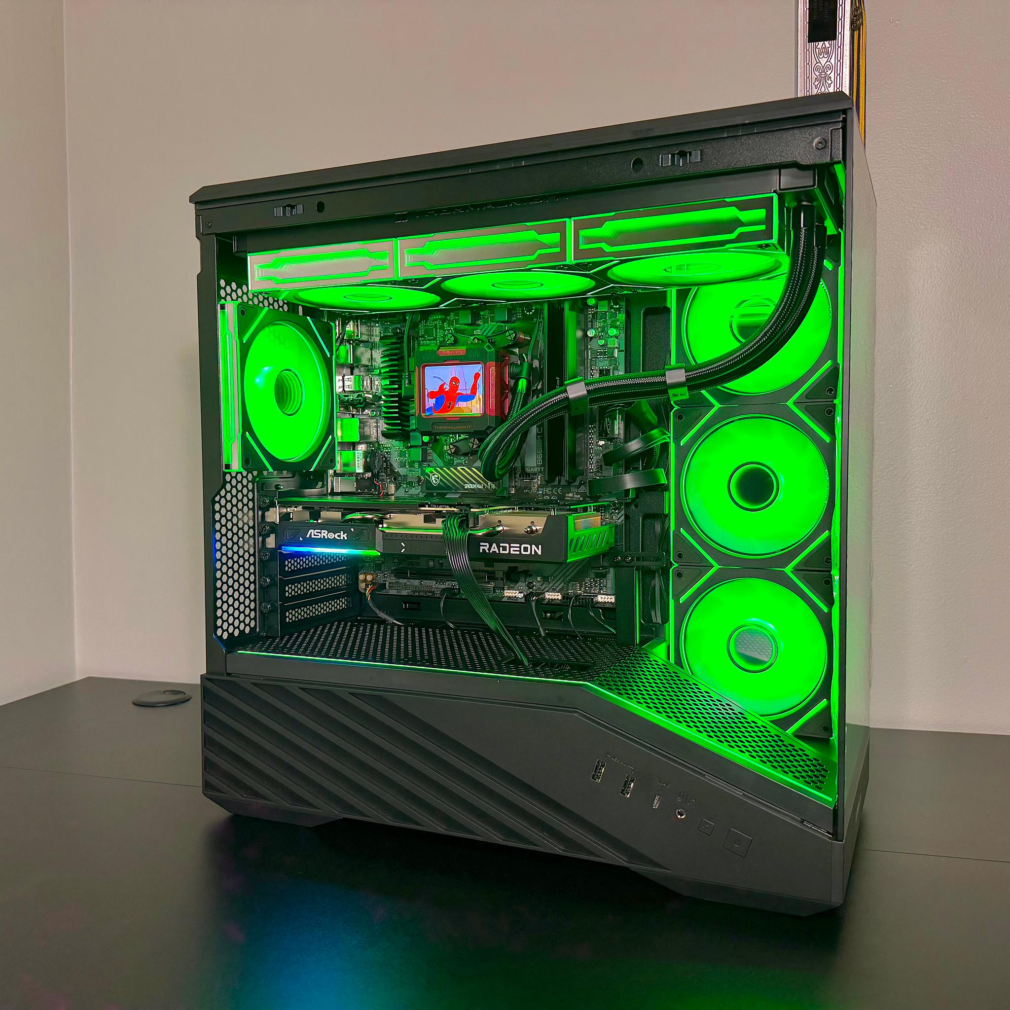 R7 7700X | 9060XT 16GB OC | 32GB DDR5 | 1TB Gen4 | LCD Screen Liquid Cooler Gaming PC