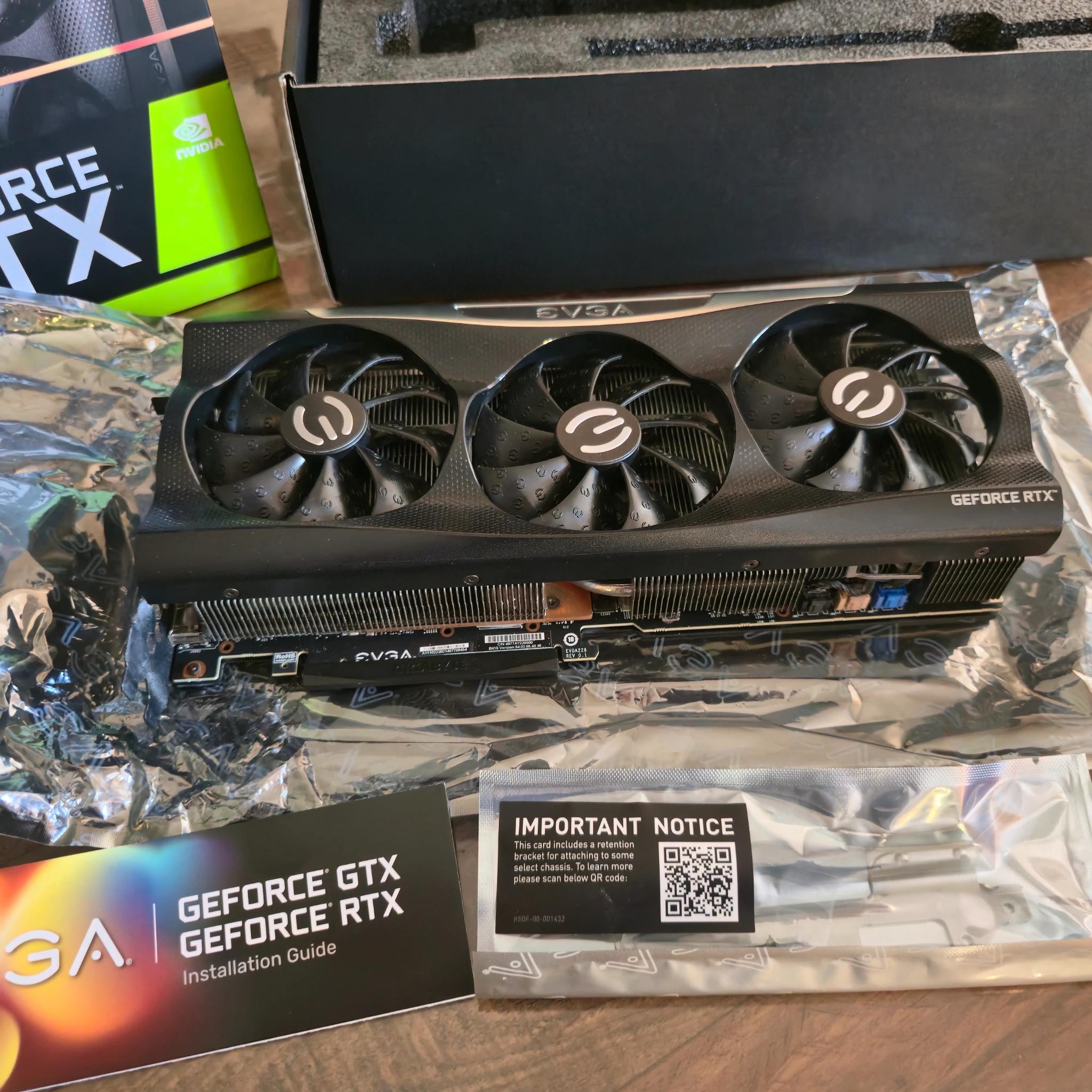 EVGA FTW3 Ultra Gaming GeForce RTX 3080 12GB LHR