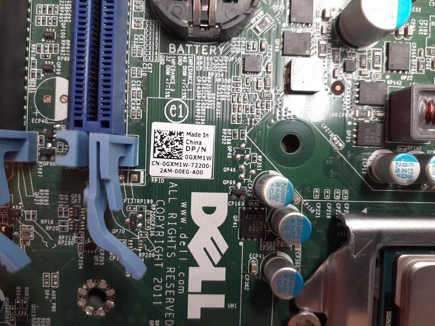 Dell Optiplex 7010 SSF Intel LGA1155 Socket Motherboard 0GXM1W GXM1W / Intel® Core™ i5-3470T