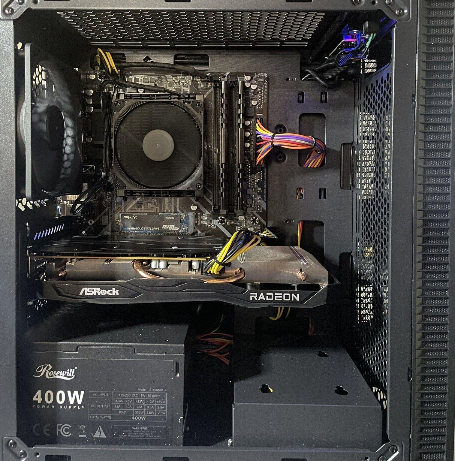 1080p Fortnite CoD Minecraft Overwatch Gaming PC AMD Ryzen 5 5600 (w/ Noctua Cooler) Radeon RX6600