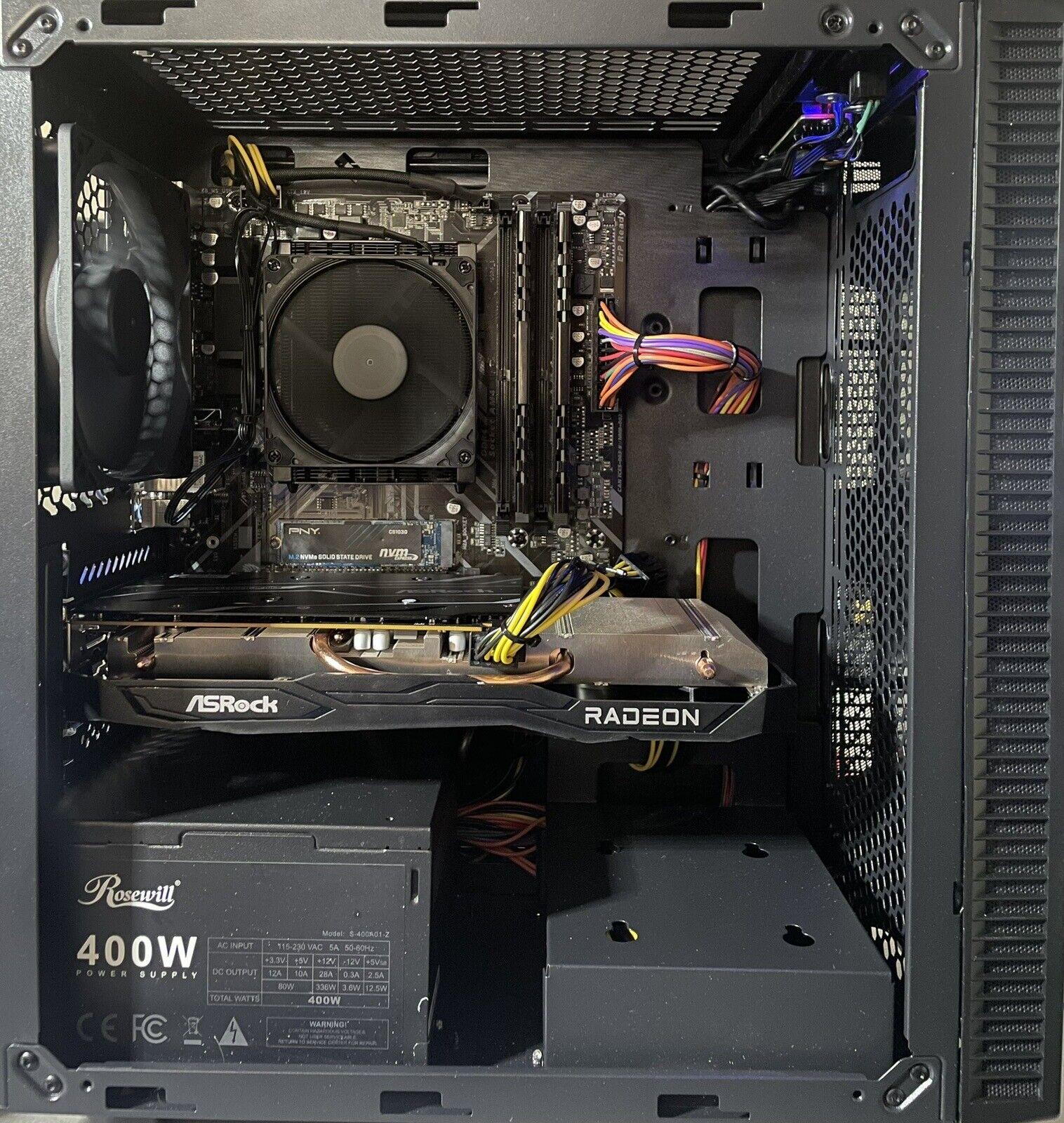 1080p Fortnite CoD Minecraft Overwatch Gaming PC AMD Ryzen 5 5600 (w/ Noctua Cooler) Radeon RX6600