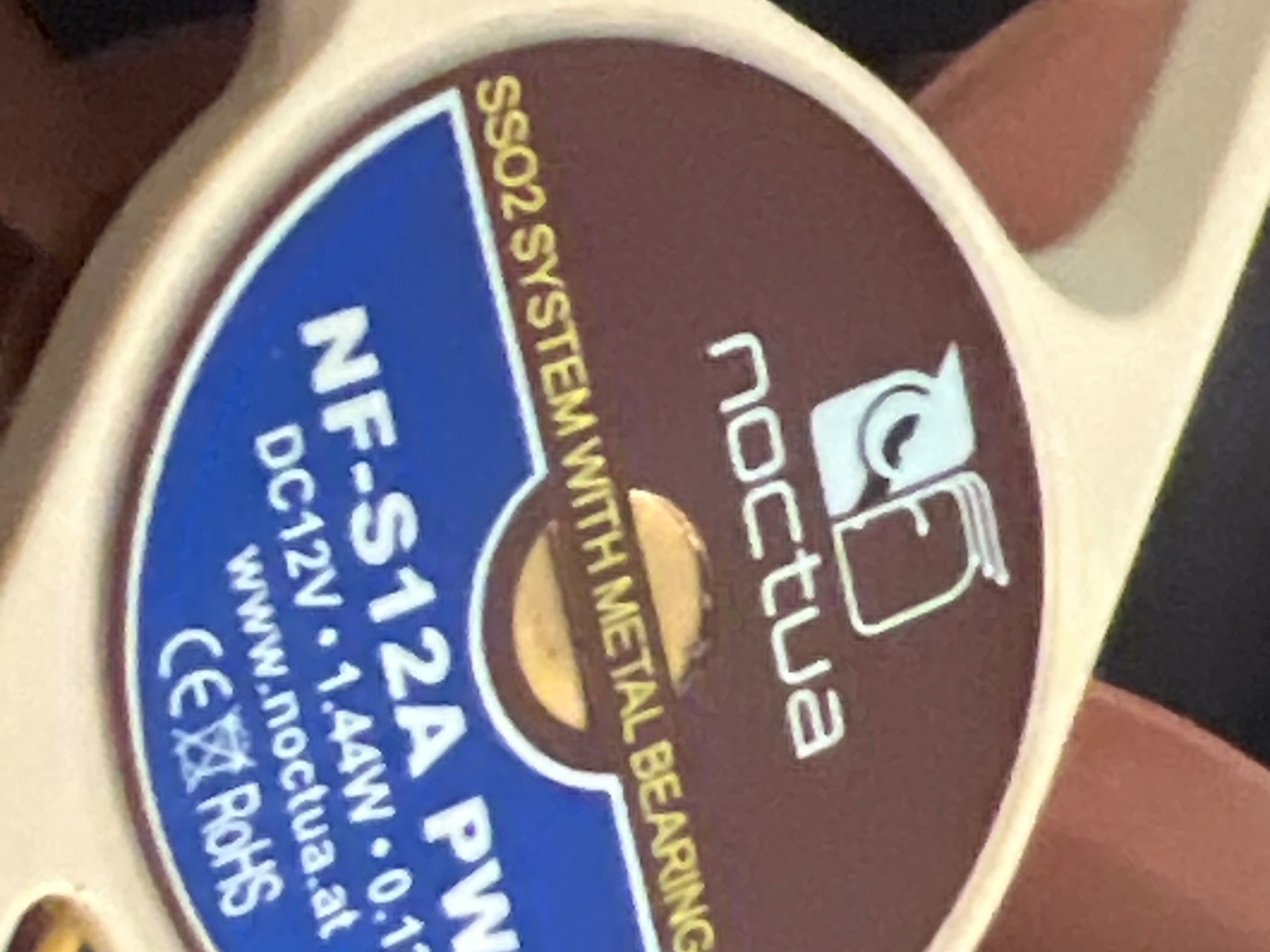 Lot of 2 Noctua fans