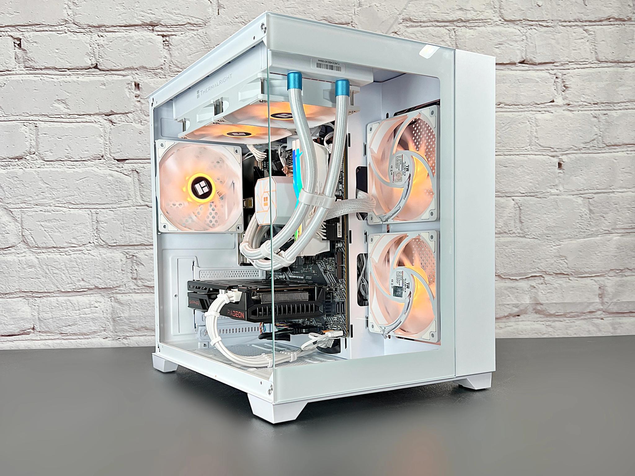 Liquid Cooled Ryzen 5 3600 RX 6600 16GB RAM 1TB M.2  Window 11 Gaming PC