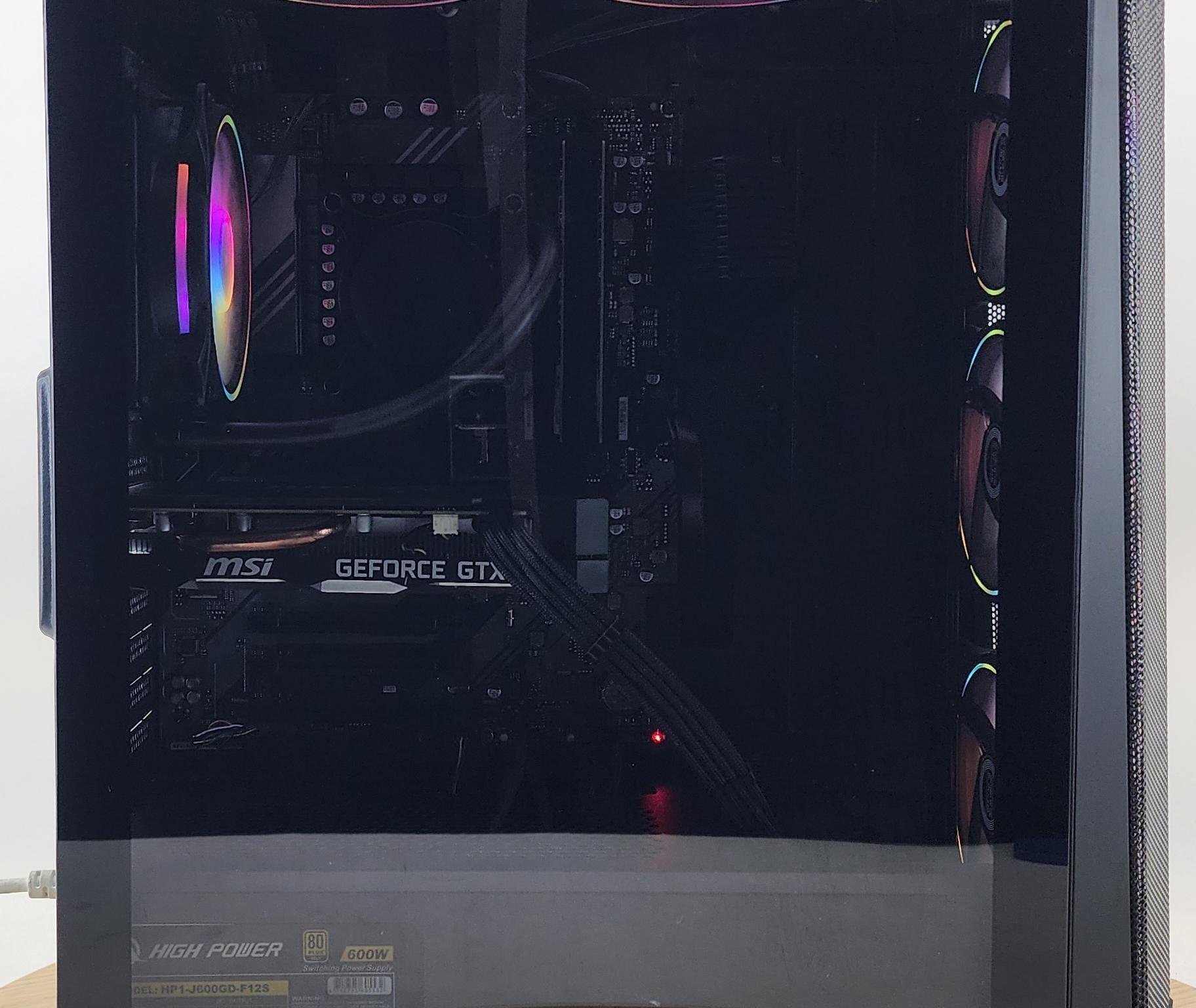 Gaming PC i5-12600KF 16GB RAM 512GB SSD GTX 1660 Ti 6GB Windows 11 Computer
