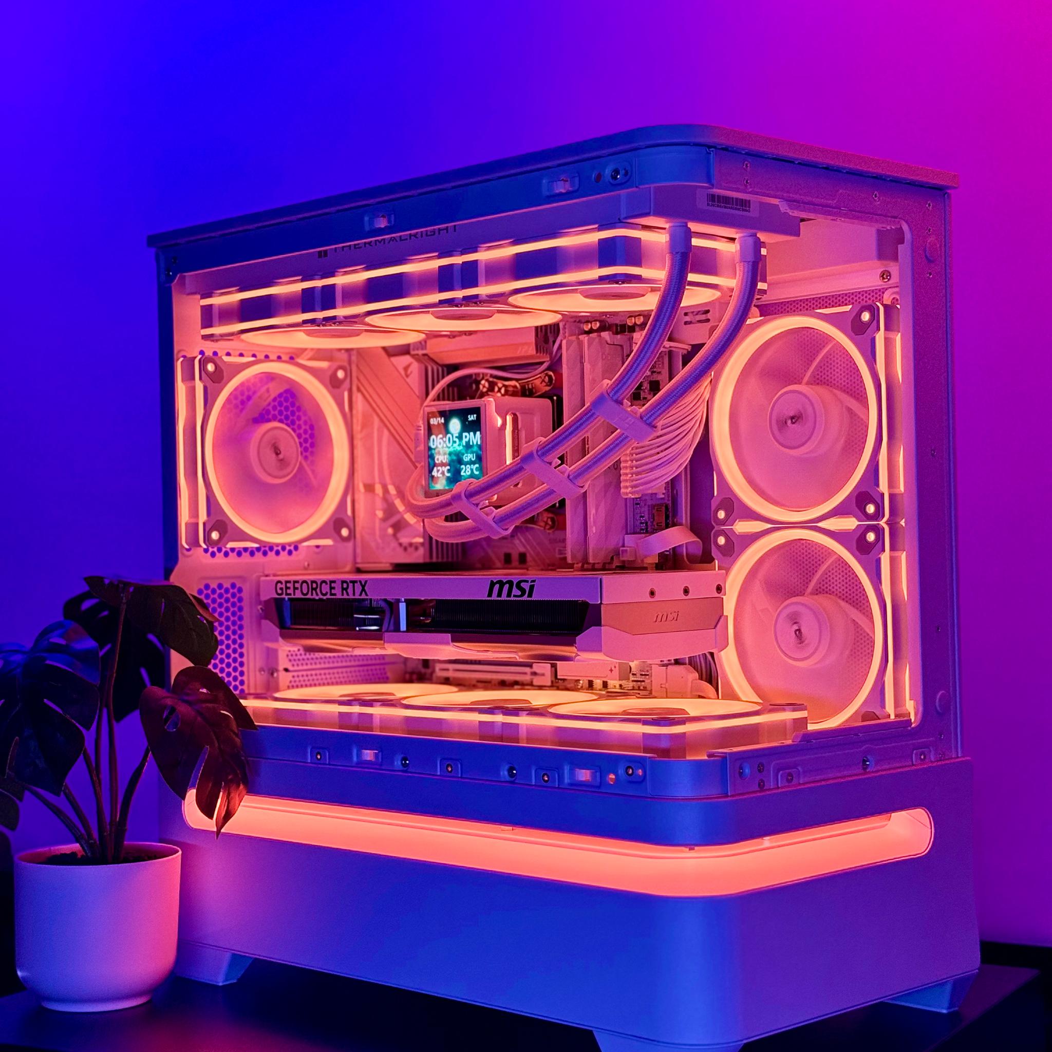 Shook PC Stay Frosty 💎 Ryzen 9850X3D | 5070 Ti OC 16GB | 32GB DDR5 6400MHz CL32 | 2TB SSD NVMe m.2