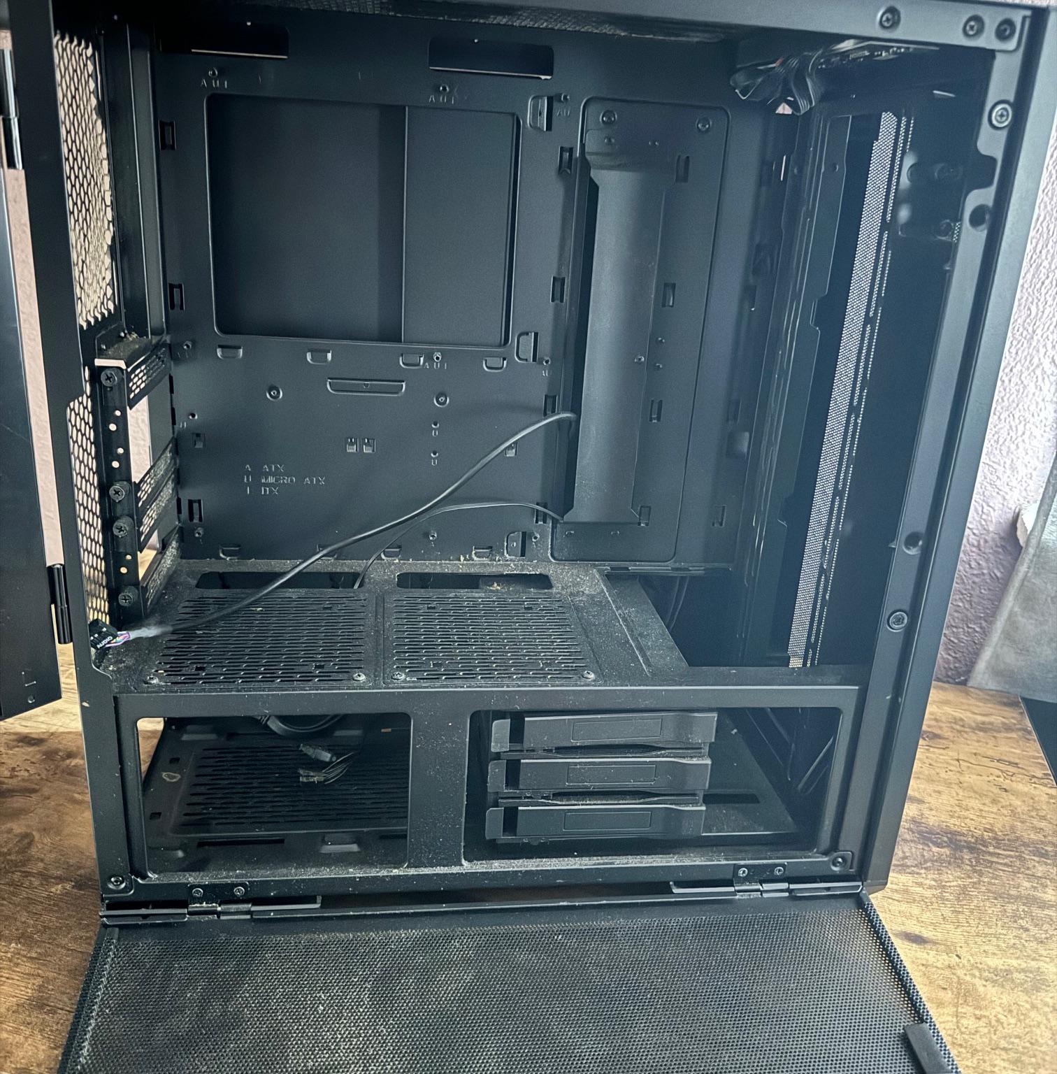 Pc Case Black just trying to get rid of it