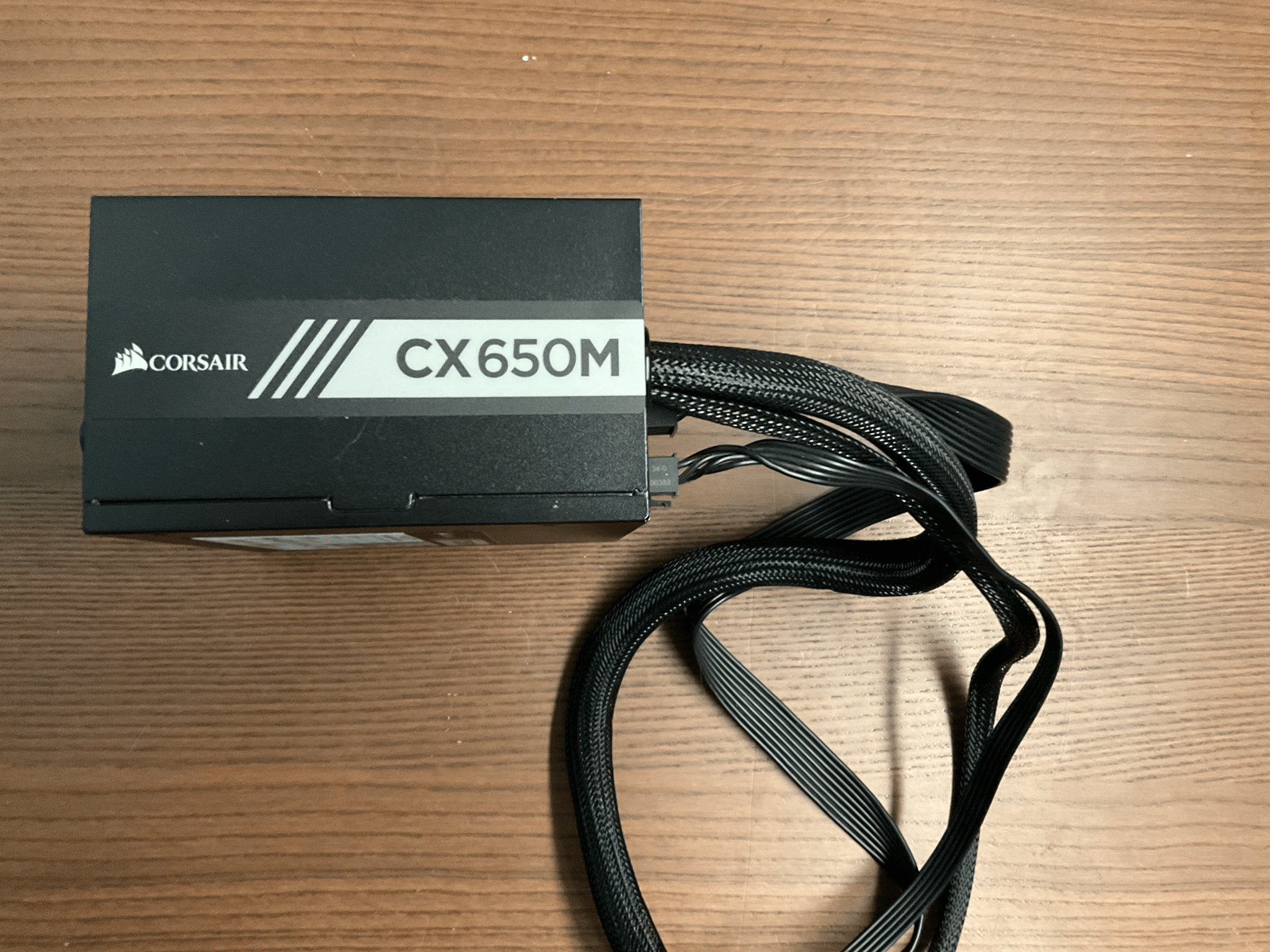 Corsair CX650M 80+ Bronze Semi-Modular PSU | Incomplete cables