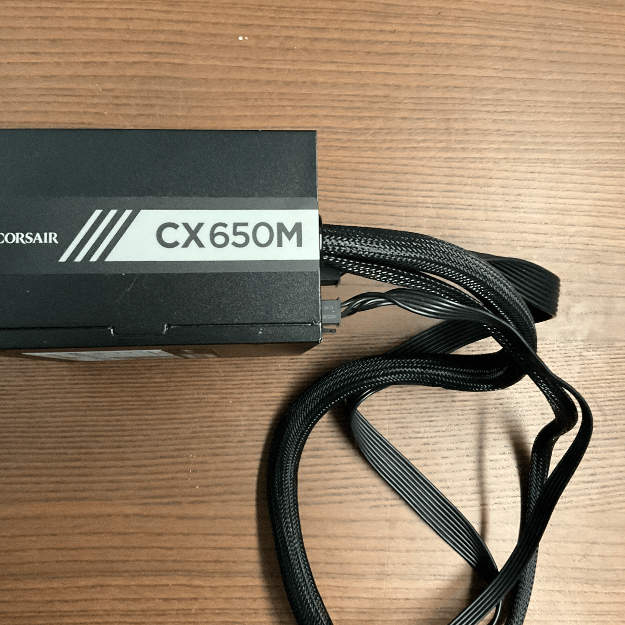 Corsair CX650M 80+ Bronze Semi-Modular PSU | Incomplete cables