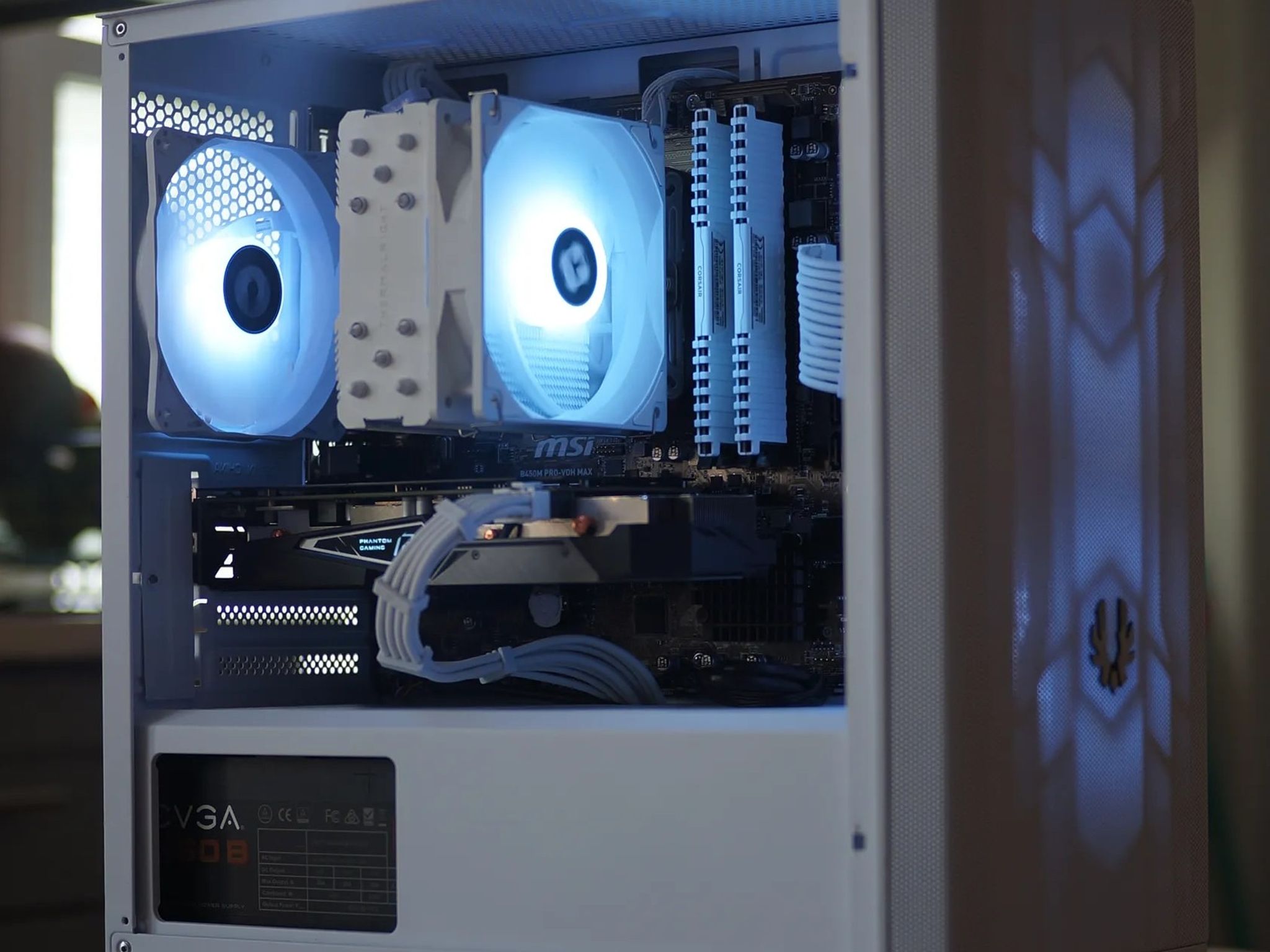 Ryzen 5 2600, RX 5500XT White Gaming/Streaming PC