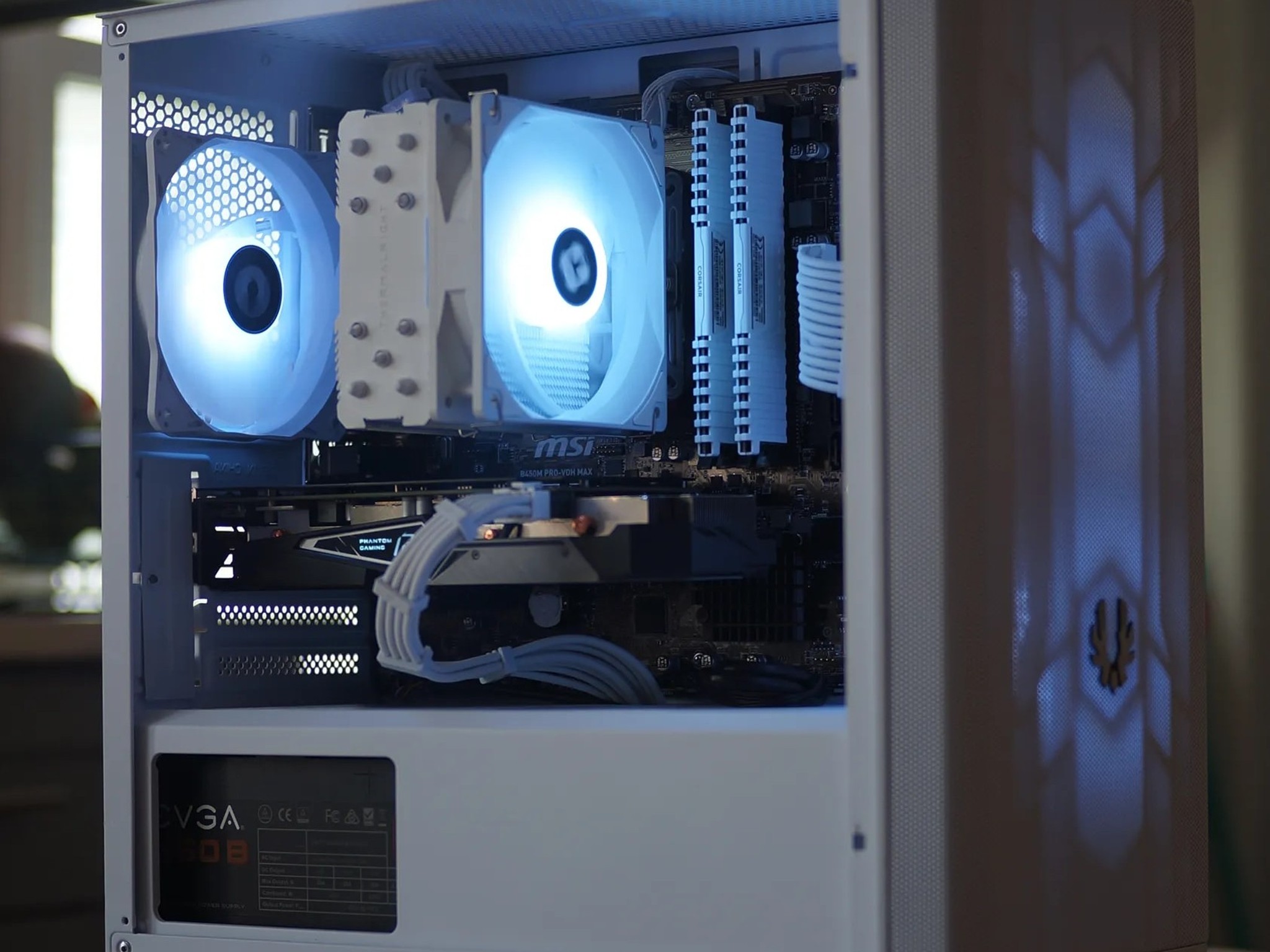Ryzen 5 2600, RX 5500XT White Gaming/Streaming PC