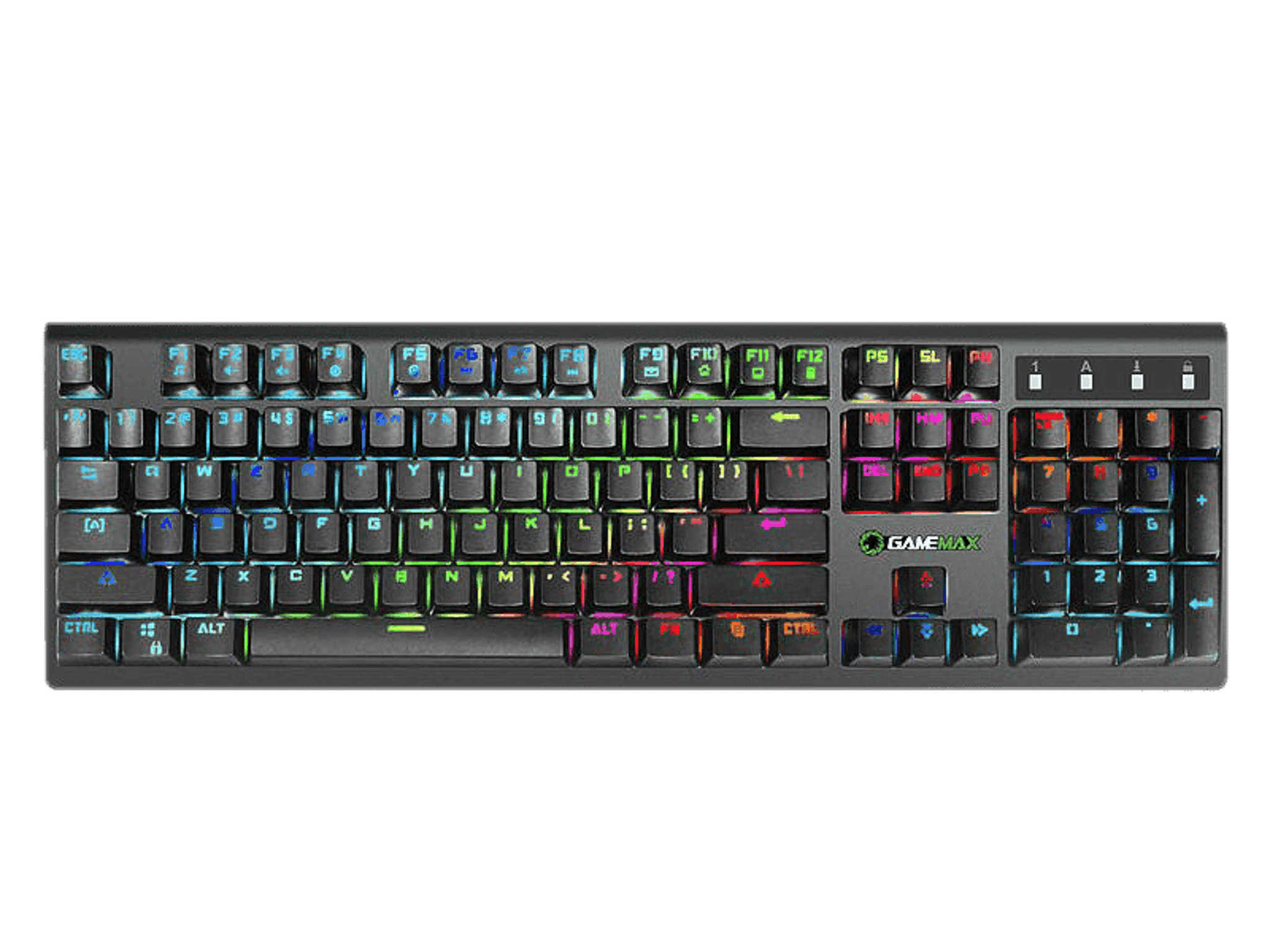 K801 Mechanical Gaming Keyboard – RGB Backlit, Blue Switches, Anti-Ghosting, Full-Size 104 Keys