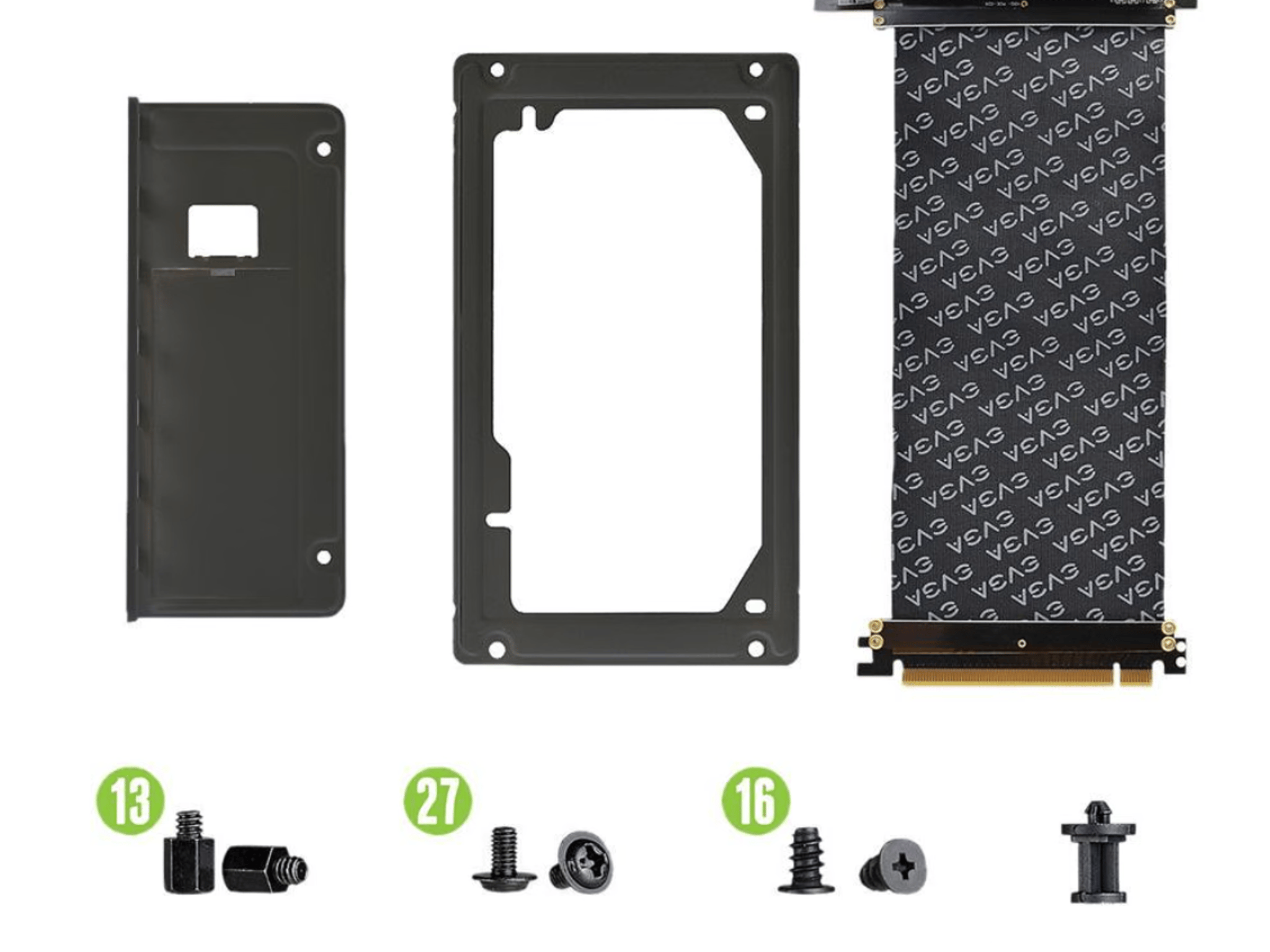 NEW EVGA DG-77 Matte Black Mid-Tower Gaming Case, Tempered Glass, Vertical GPU Mount, RGB, & K-Boost