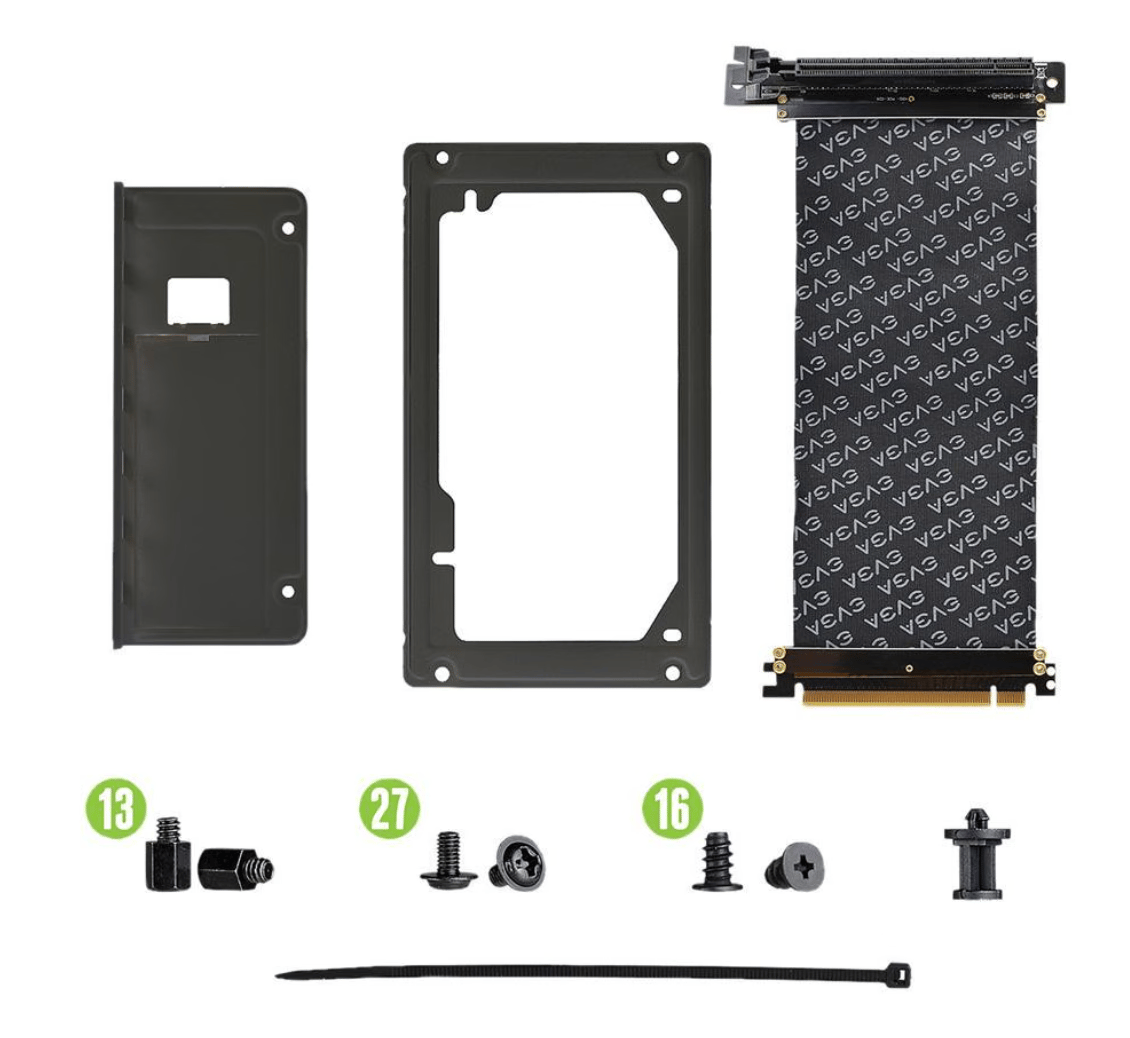 NEW EVGA DG-77 Matte Black Mid-Tower Gaming Case, Tempered Glass, Vertical GPU Mount, RGB, & K-Boost