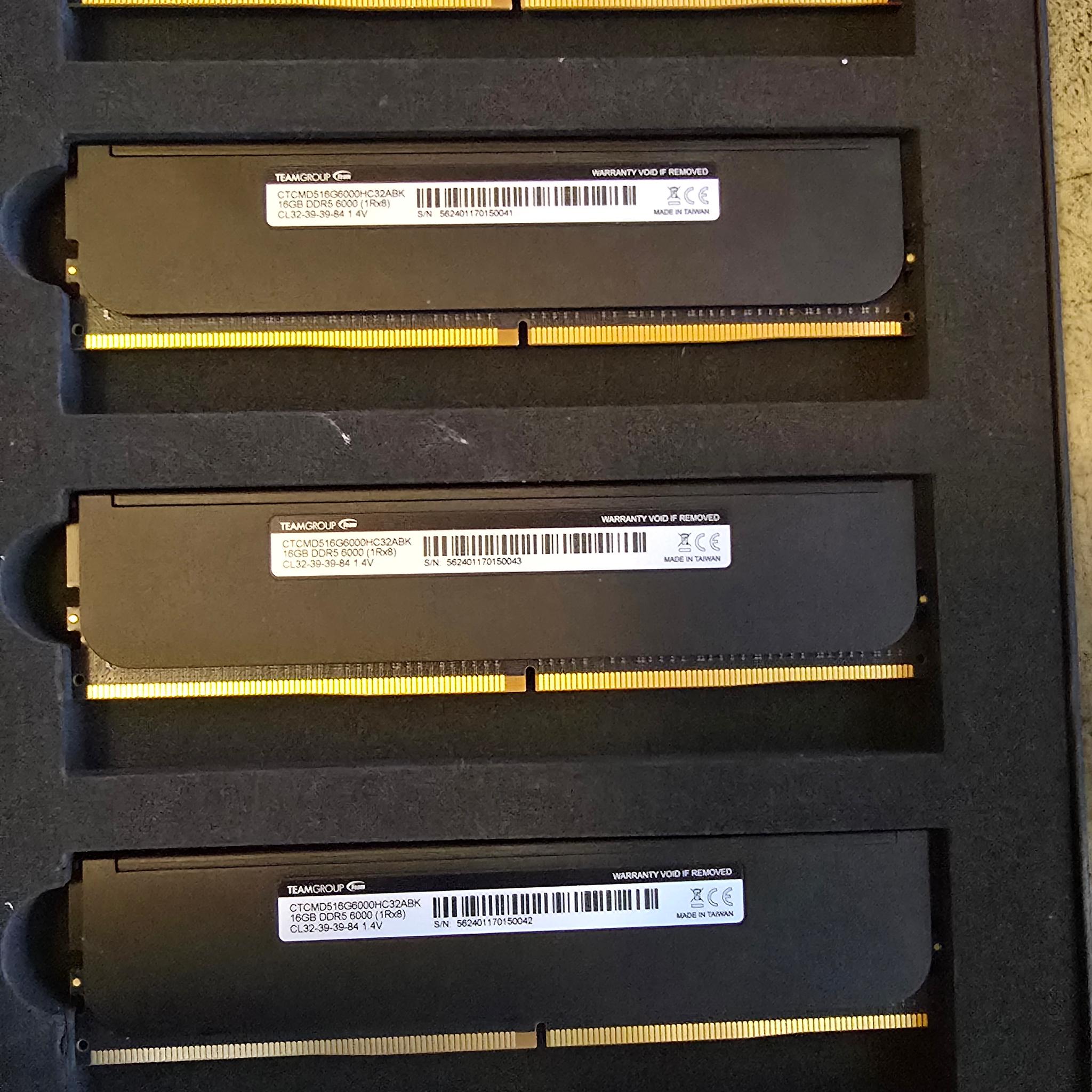AMD threadripper 7960X plus 64GB DDR5 6000 ECC RAM and RTX 4080 Super Pro Art