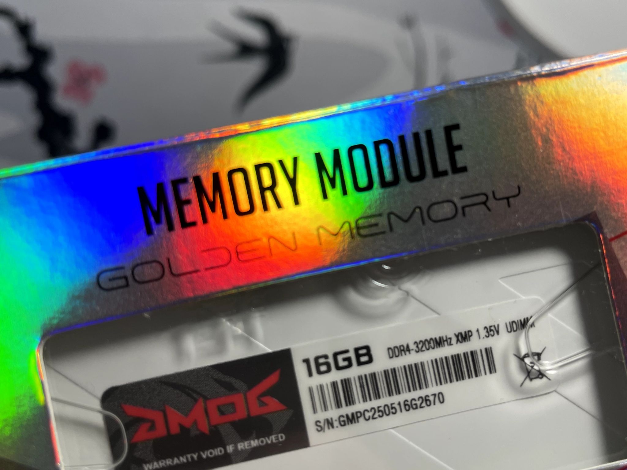 GMOG (Golden Memory of Gamer) White DDR4 32GB (2 x 16GB) 2666MHz