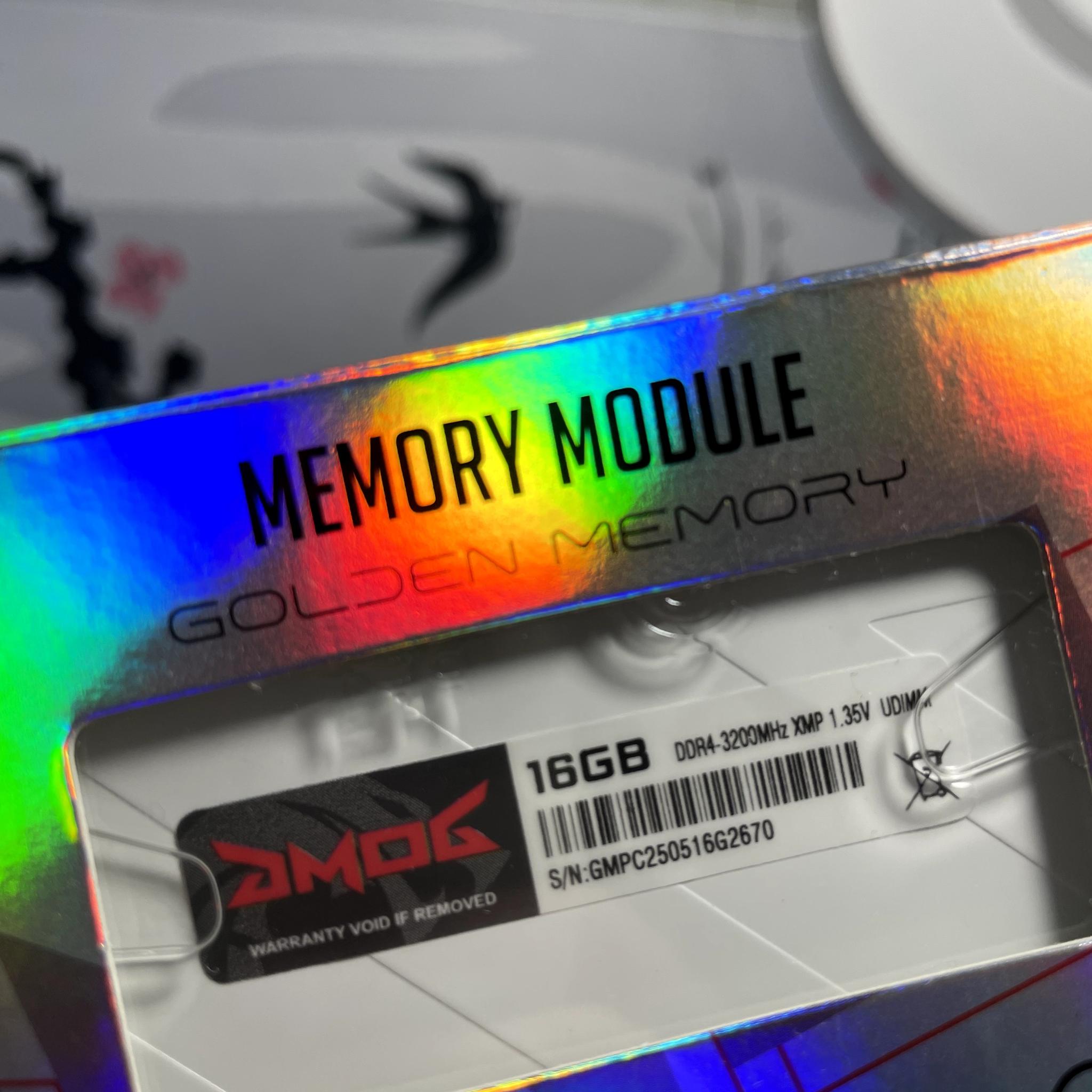 GMOG (Golden Memory of Gamer) White DDR4 32GB (2 x 16GB) 2666MHz