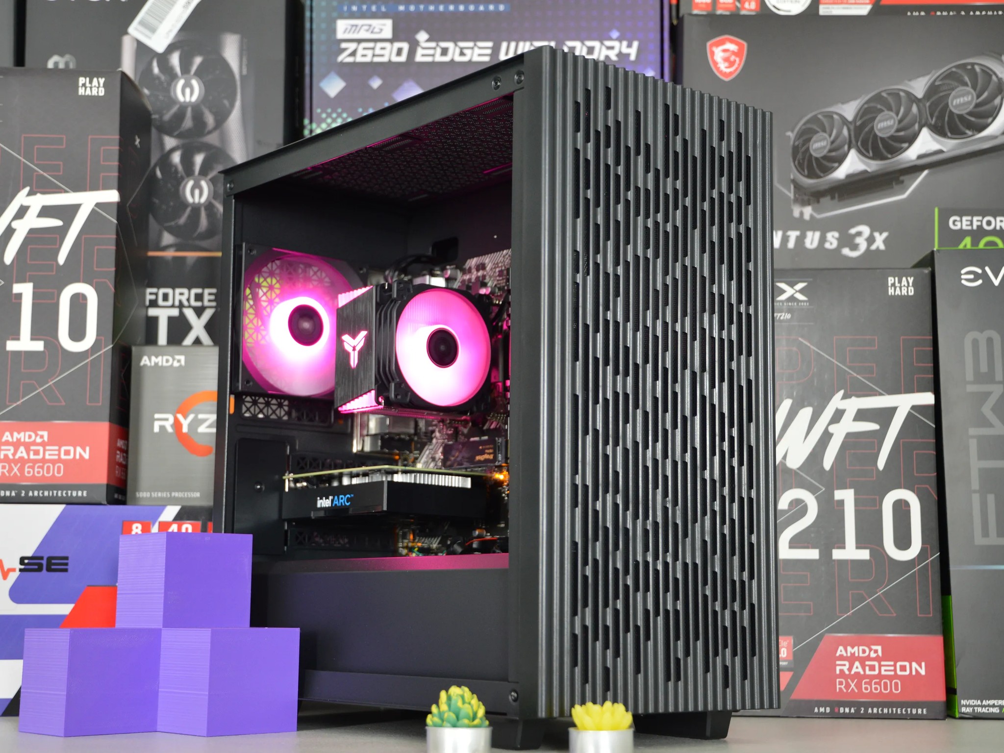 ⚡⚡ | ARC A380 6GB | RYZEN 5 3600 | 16GB DDR4 RAM | 1TB NVME SSD | Electric Arc 2.0 |