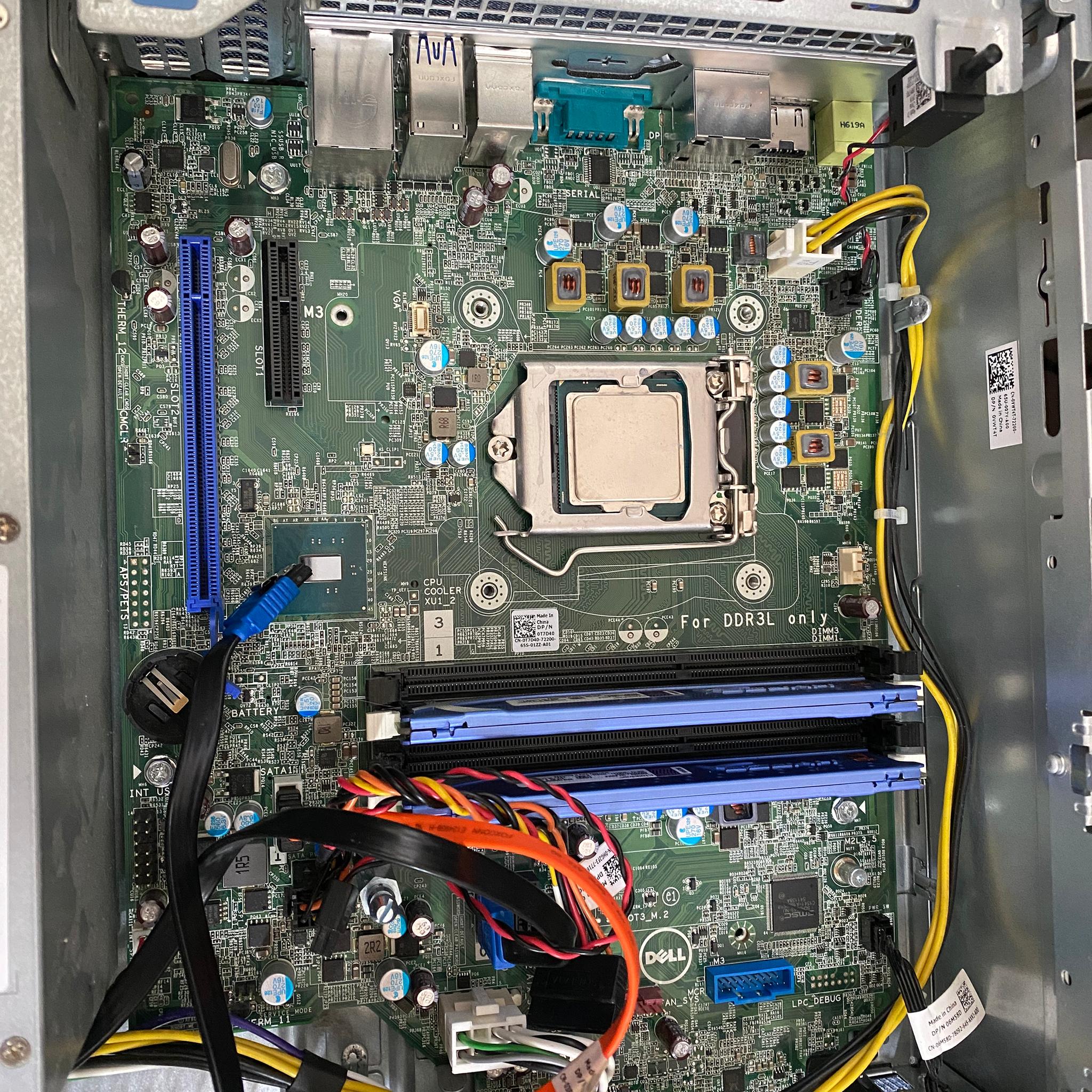 Dell Optiplex 5040 with i3 6100 and 8gb of 1600 DDR3L and a 250gb crucial drive 