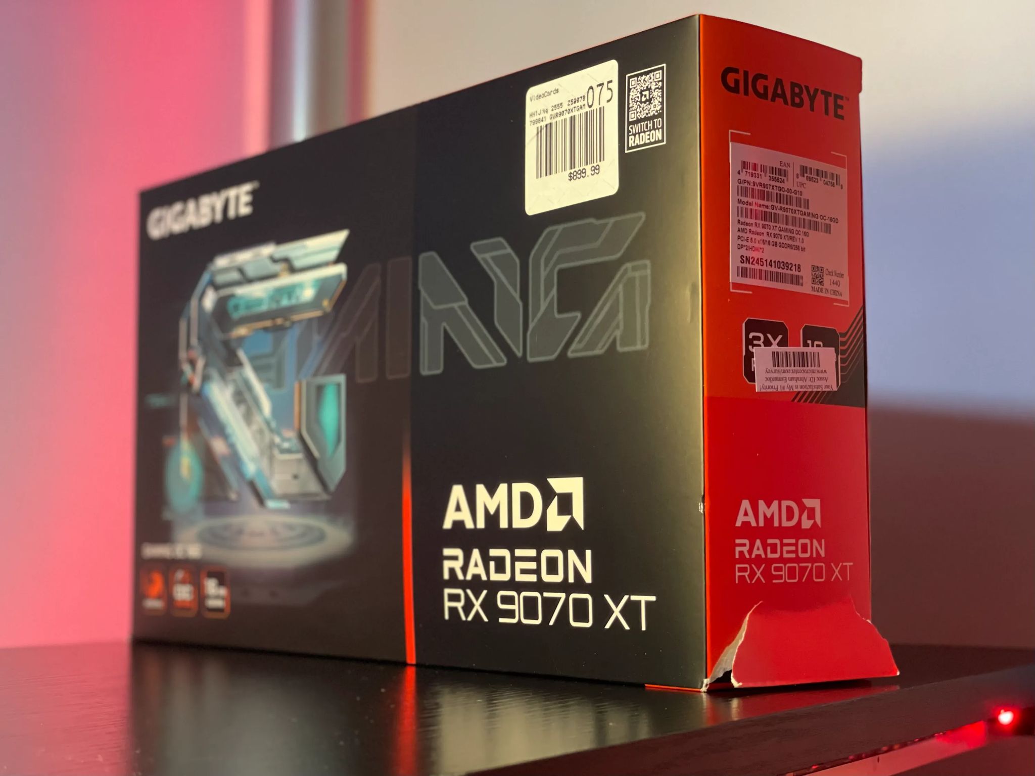 Brand New! AMD RX 9070 XT 16GB Gigabyte Gaming OC