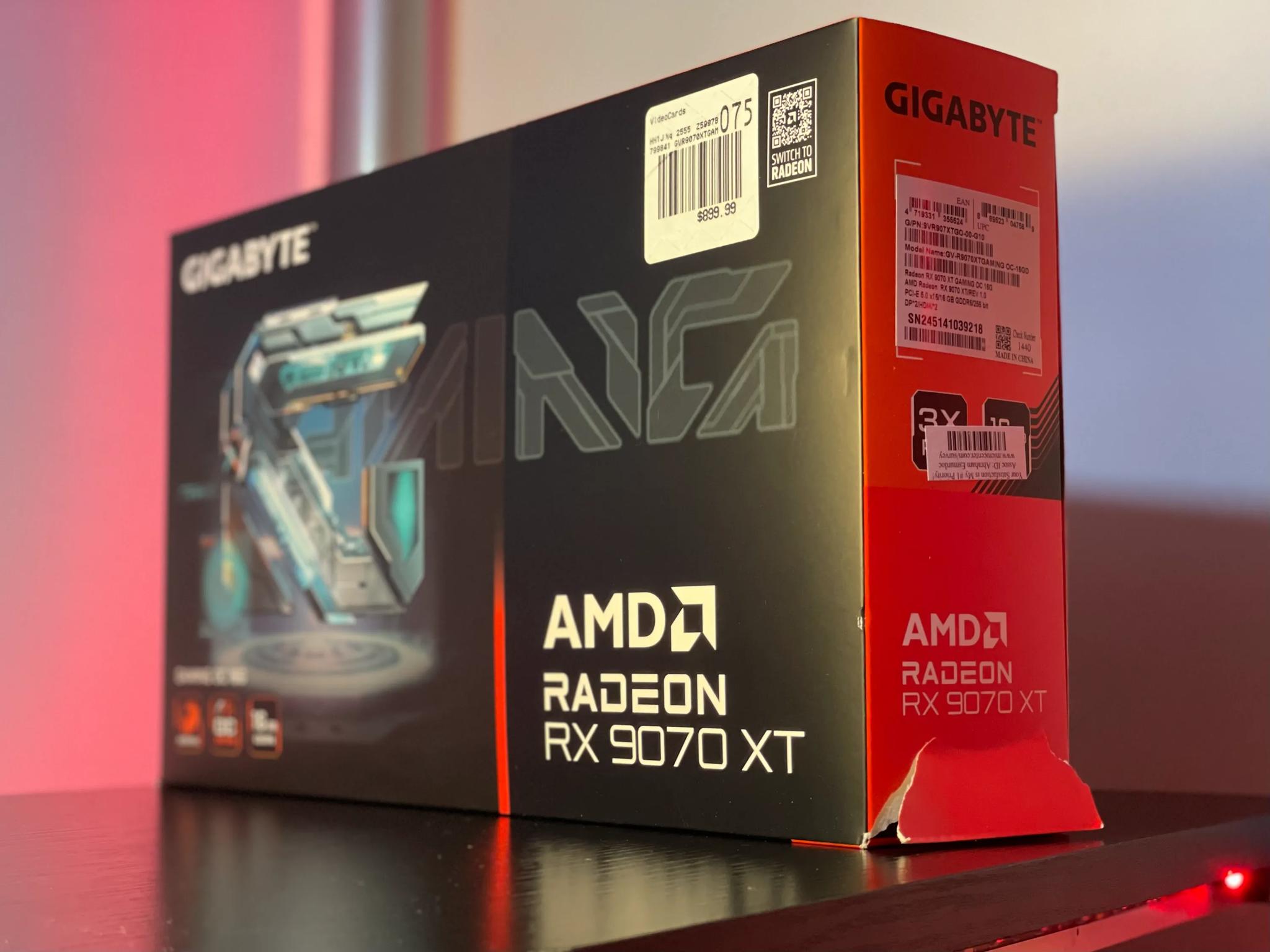 Brand New! AMD RX 9070 XT 16GB Gigabyte Gaming OC
