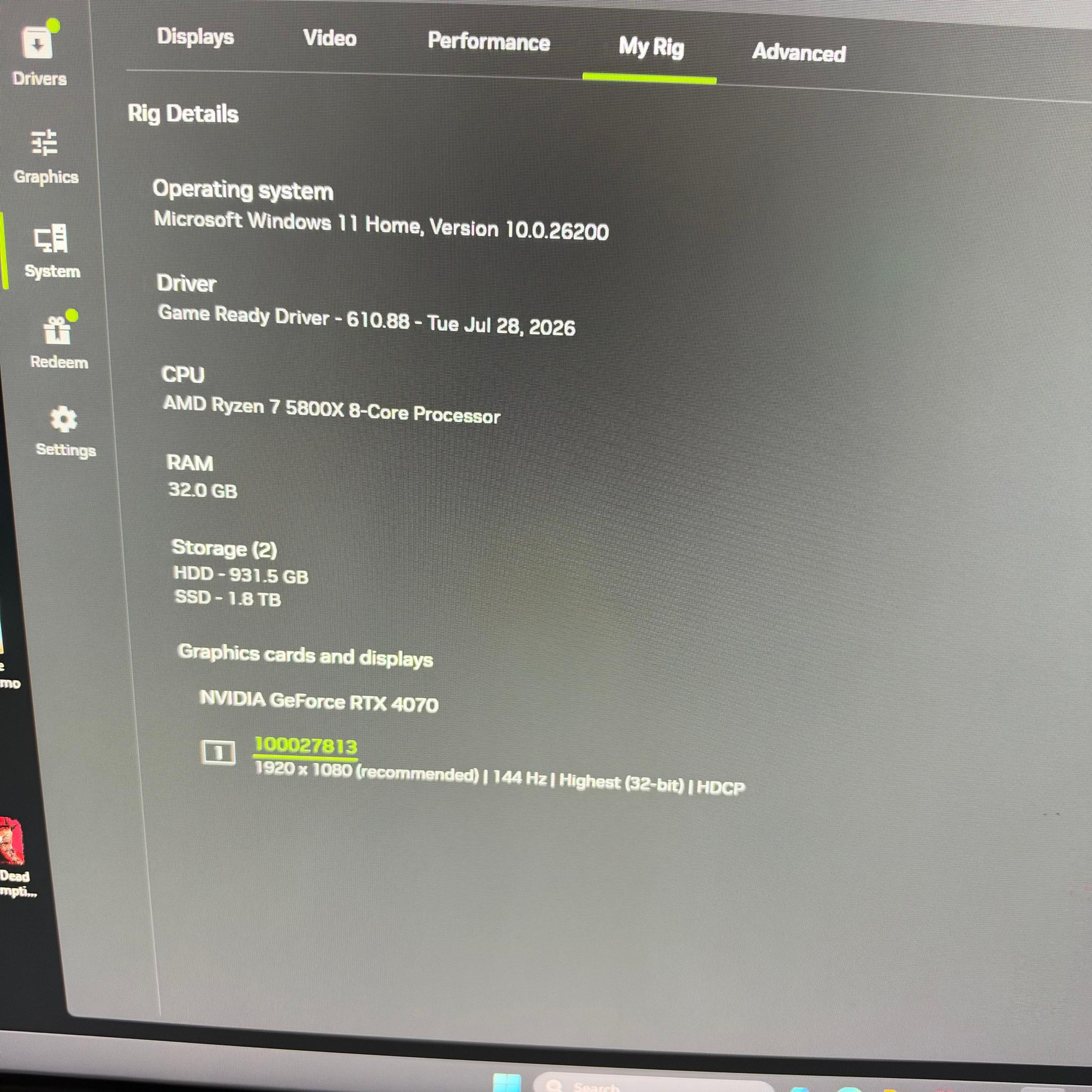 GeForce RTX 4070 Custom Gaming PC - Ryzen 7 5800X, 32GB RAM