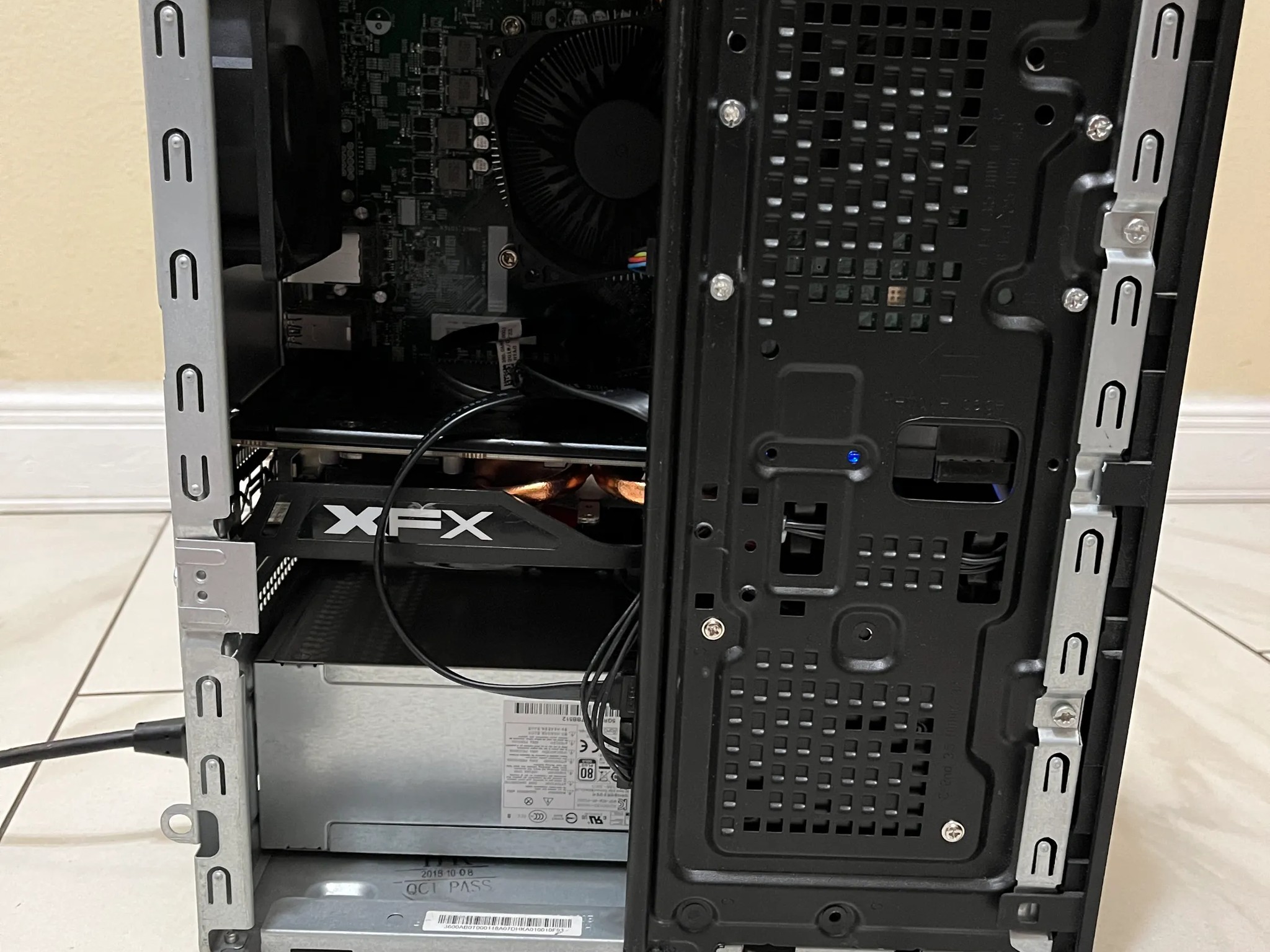 HP Gaming PC Desktop, AMD Ryzen 7 1700 8 Core RX 570 4GB, 16GB DDR4 RAM, 128GB SSD + 1TB HDD & Wi-Fi