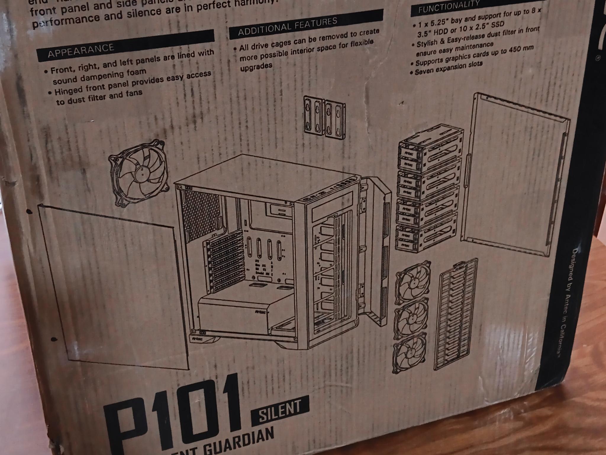 Antec P101 ATX Mid Tower PC Case Black
