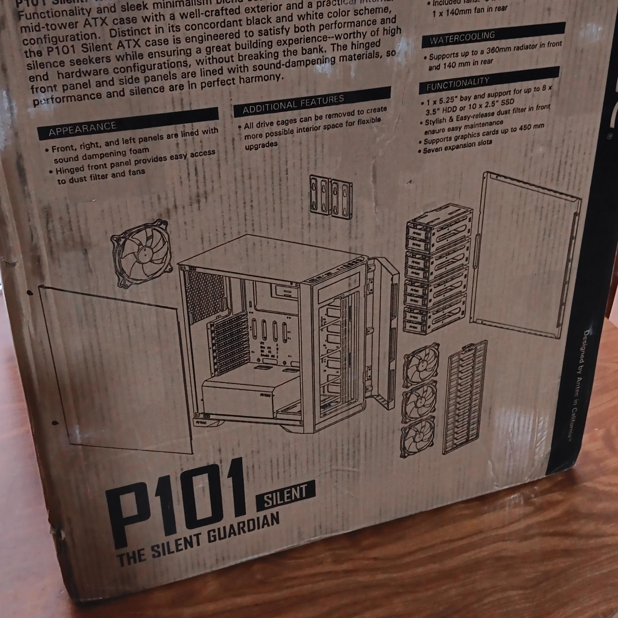 Antec P101 ATX Mid Tower PC Case Black
