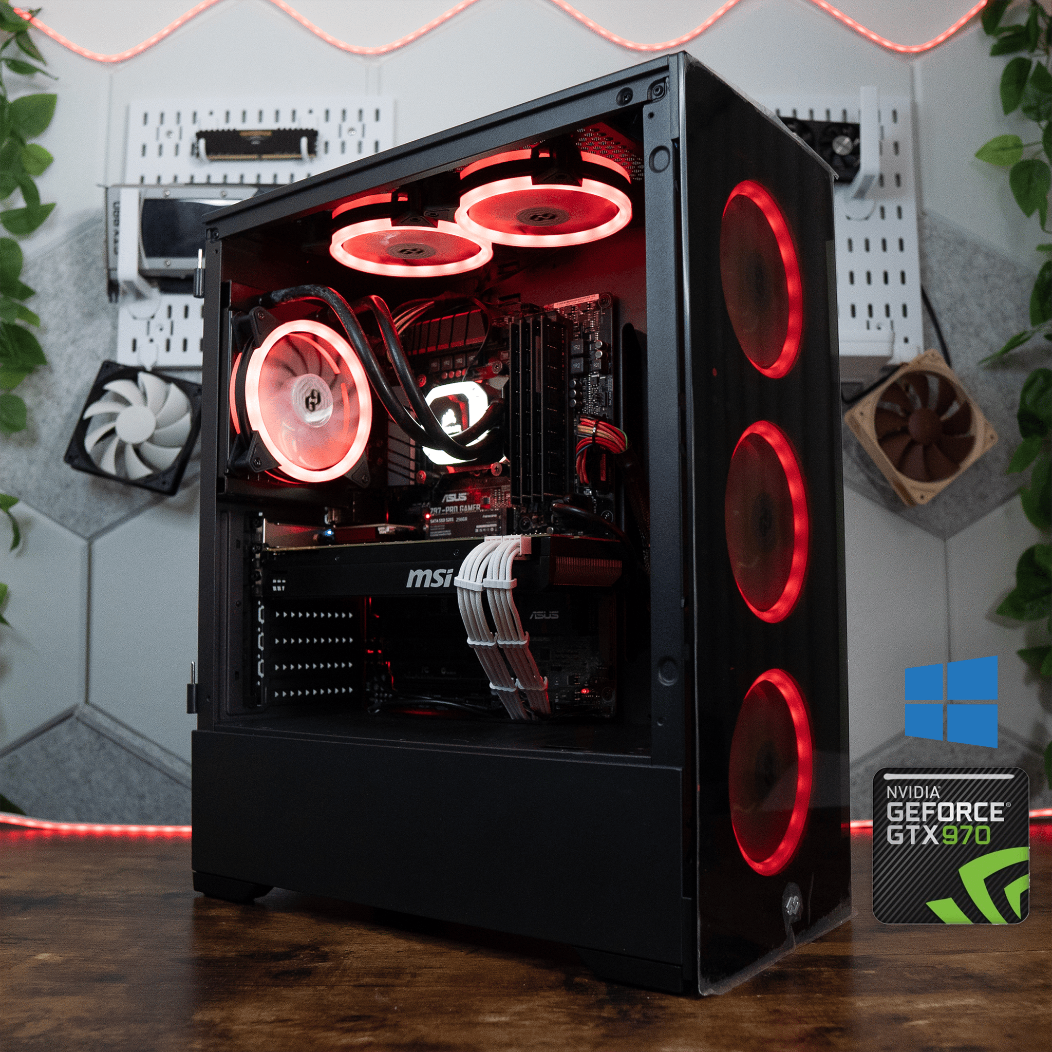 🟠⚫ ULTRA BUDGET - BO6 Ready GAMING PC 🟠⚫ | MSI GTX 970 4GB | INTEL i7 4770 | 32GB RAM | 2TB