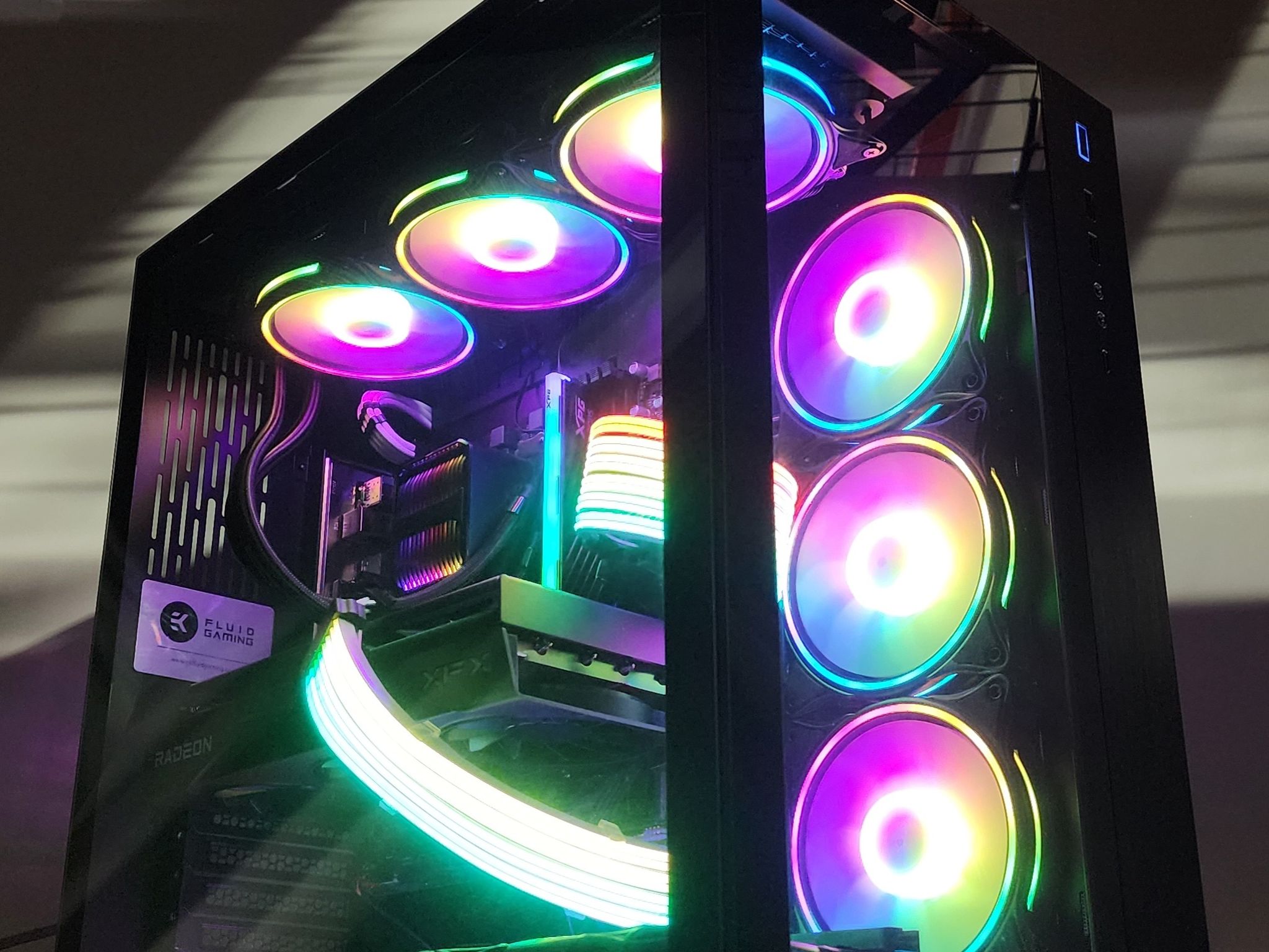 Gaming PC Ryzen 7 7800X3D 16GB RAM 1TB SSD RX 9060 XT 16GB Windows 11 Computer