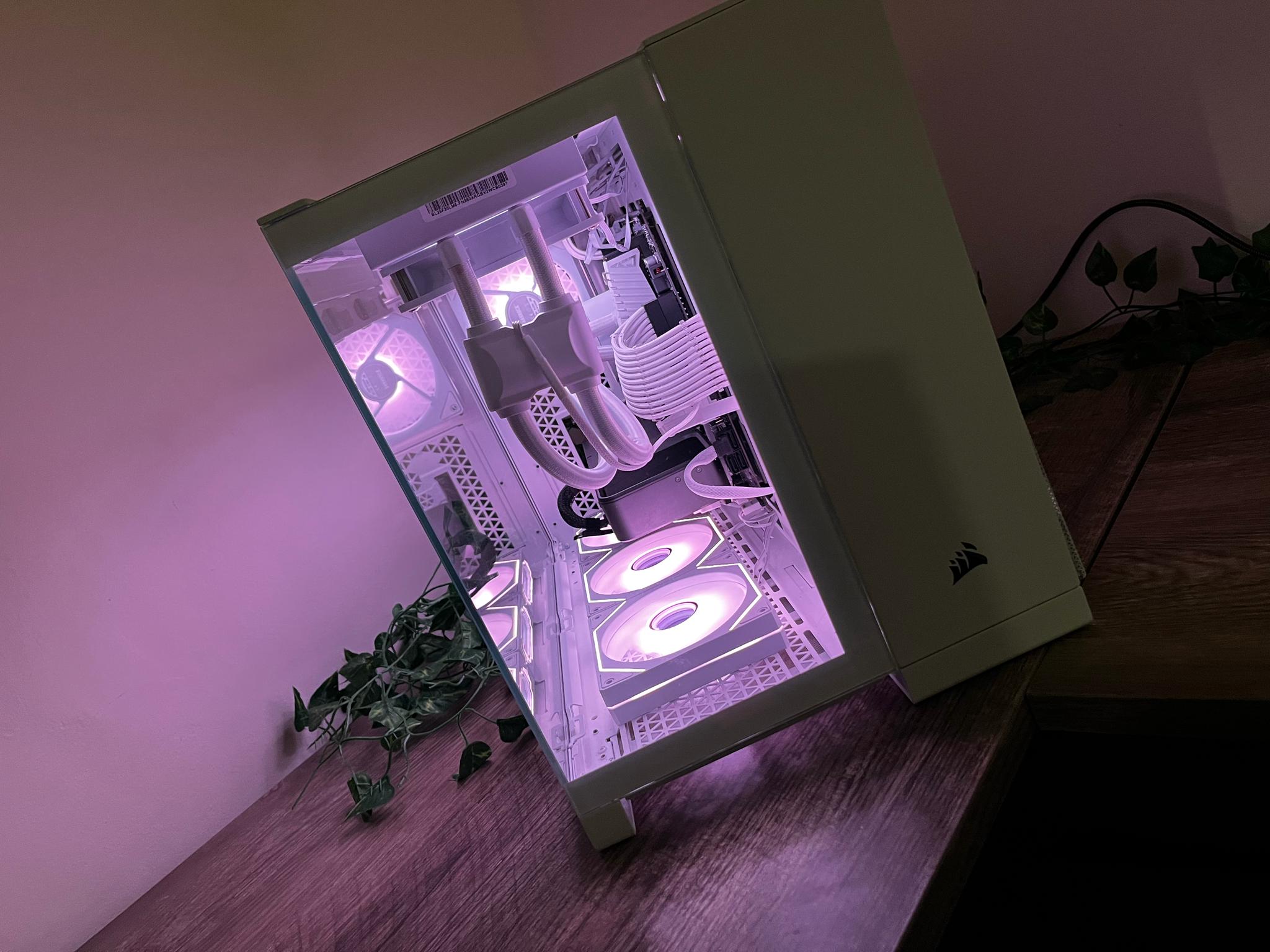Custom Built Gaming PC - RTX 3070, Ryzen 5 5500, 16GB RAM, 1TB NVMe SSD, White AIO