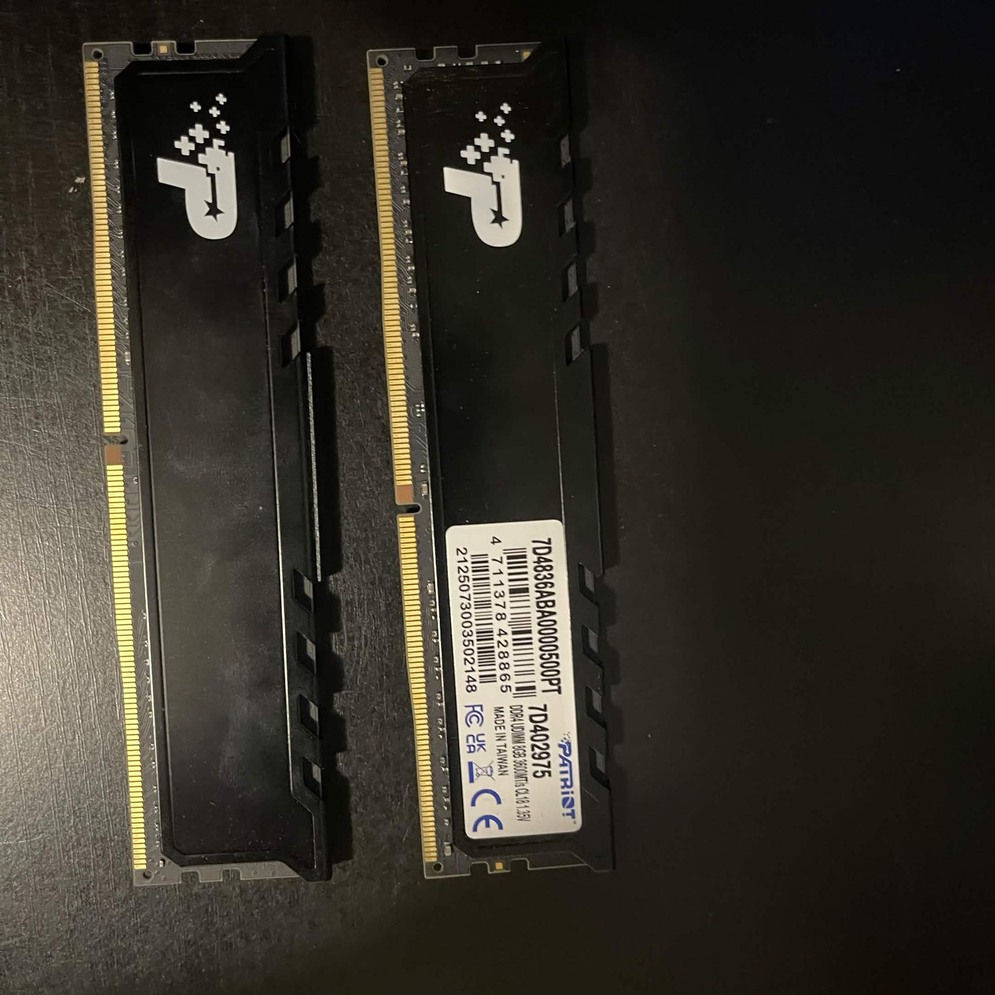 Patriot memory 16gb cl18 3600