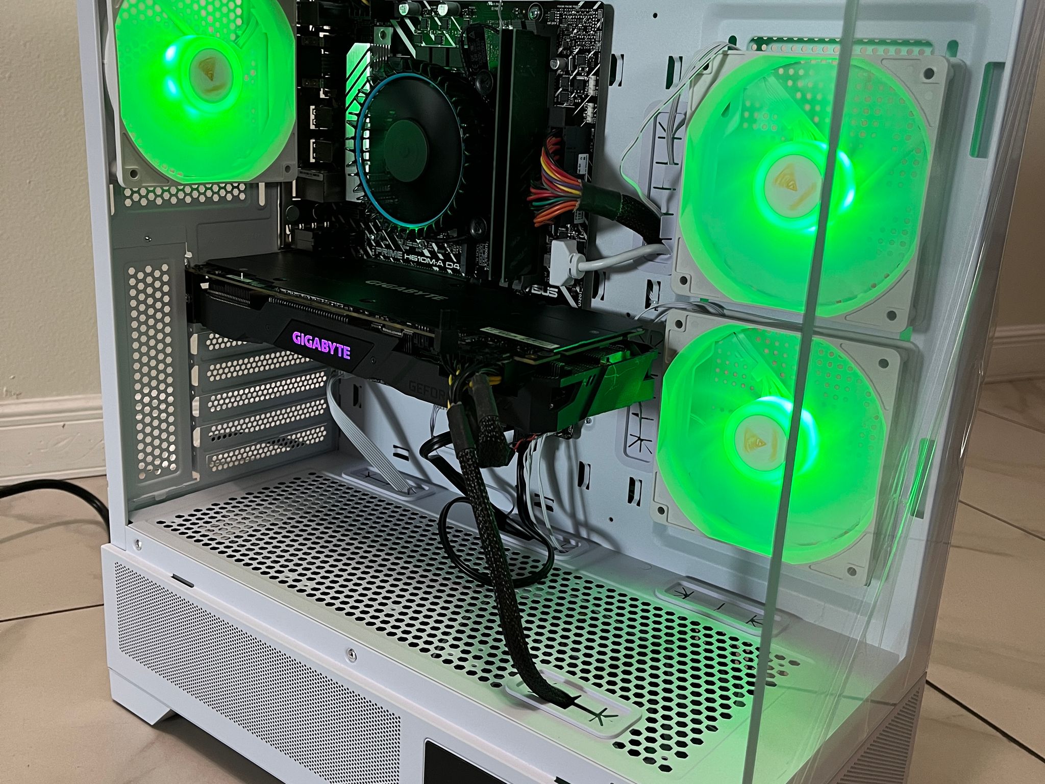 NVIDIA RTX 2070, Intel Core i3-12100, 16GB RAM, 4.2 TB Storage, High FPS Gaming PC w/Wi-Fi & BT