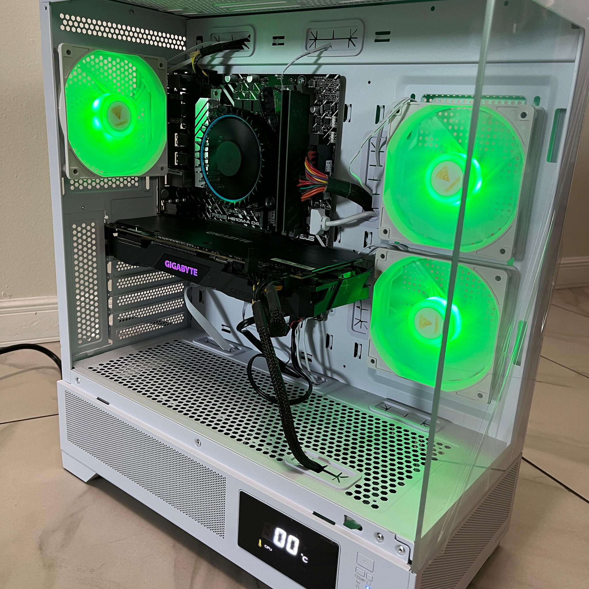 NVIDIA RTX 2070, Intel Core i3-12100, 16GB RAM, 4.2 TB Storage, High FPS Gaming PC w/Wi-Fi & BT