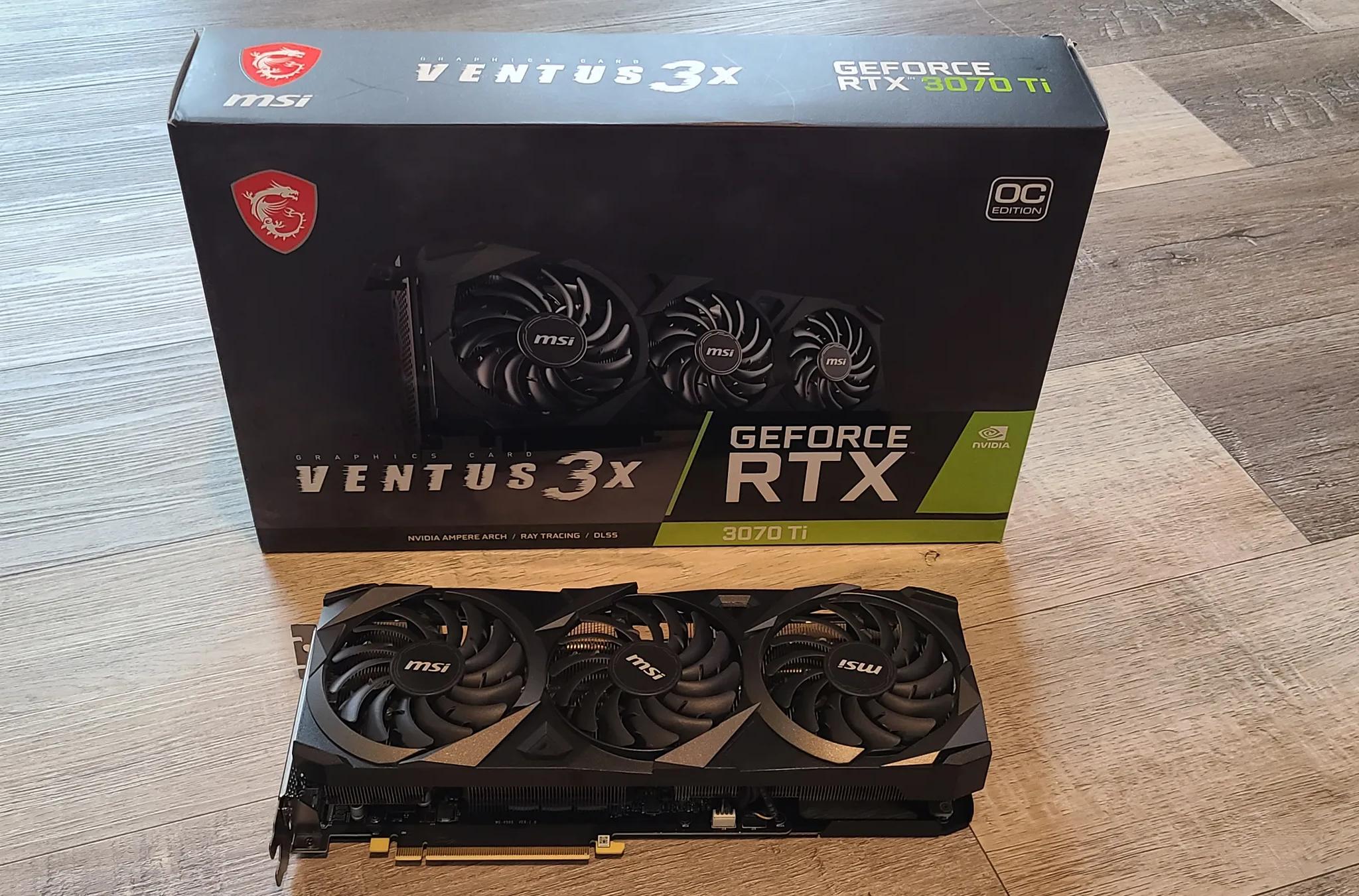 Geforce RTX 3070ti 8Gb MSI