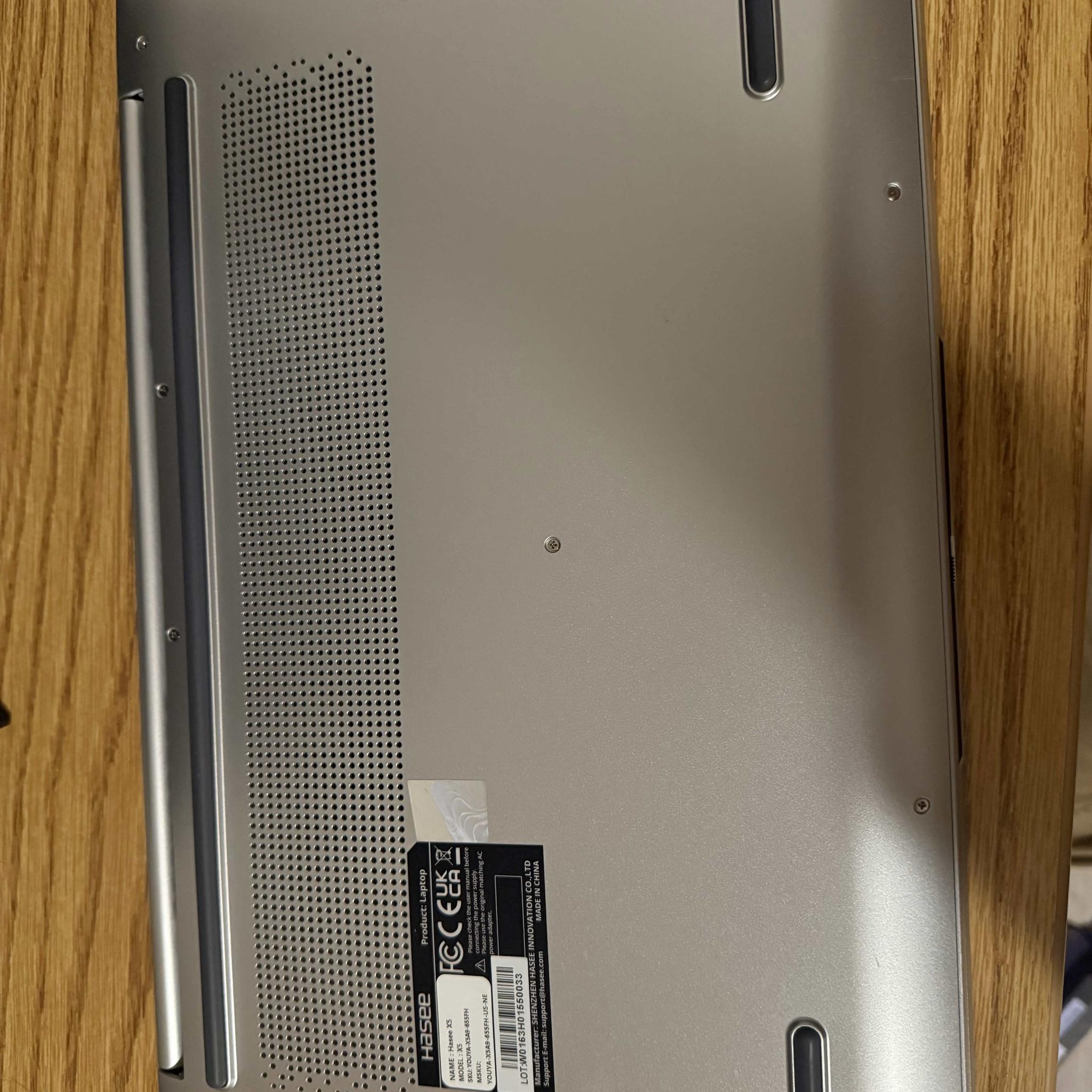 Hasee X5 15.6" Intel Core i9-12900H Laptop