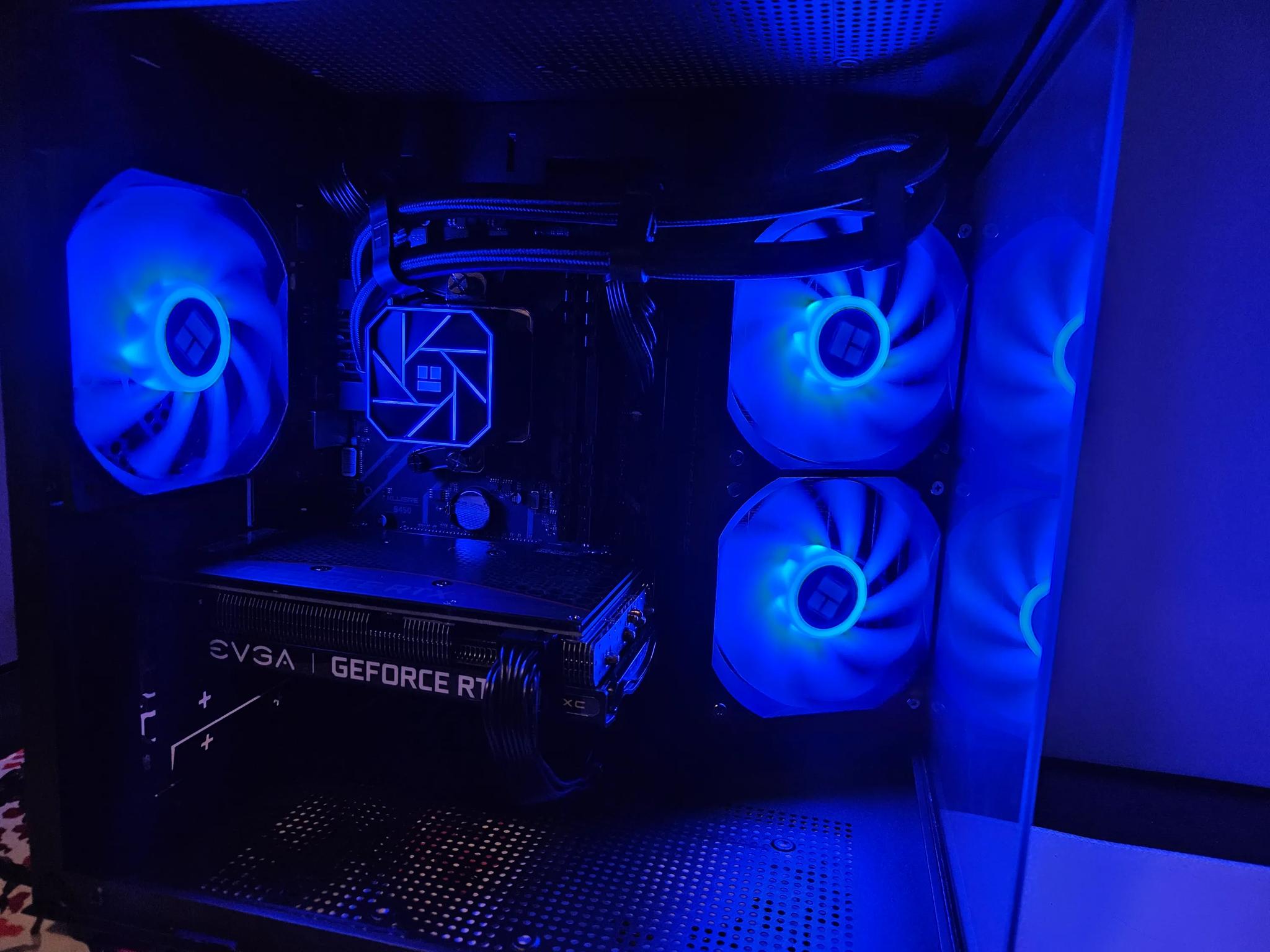 Liquid cooled Dark Side RIG Ryzen 5 / 16GB DDR4 / 1TB SSD / RTX 3060 TI